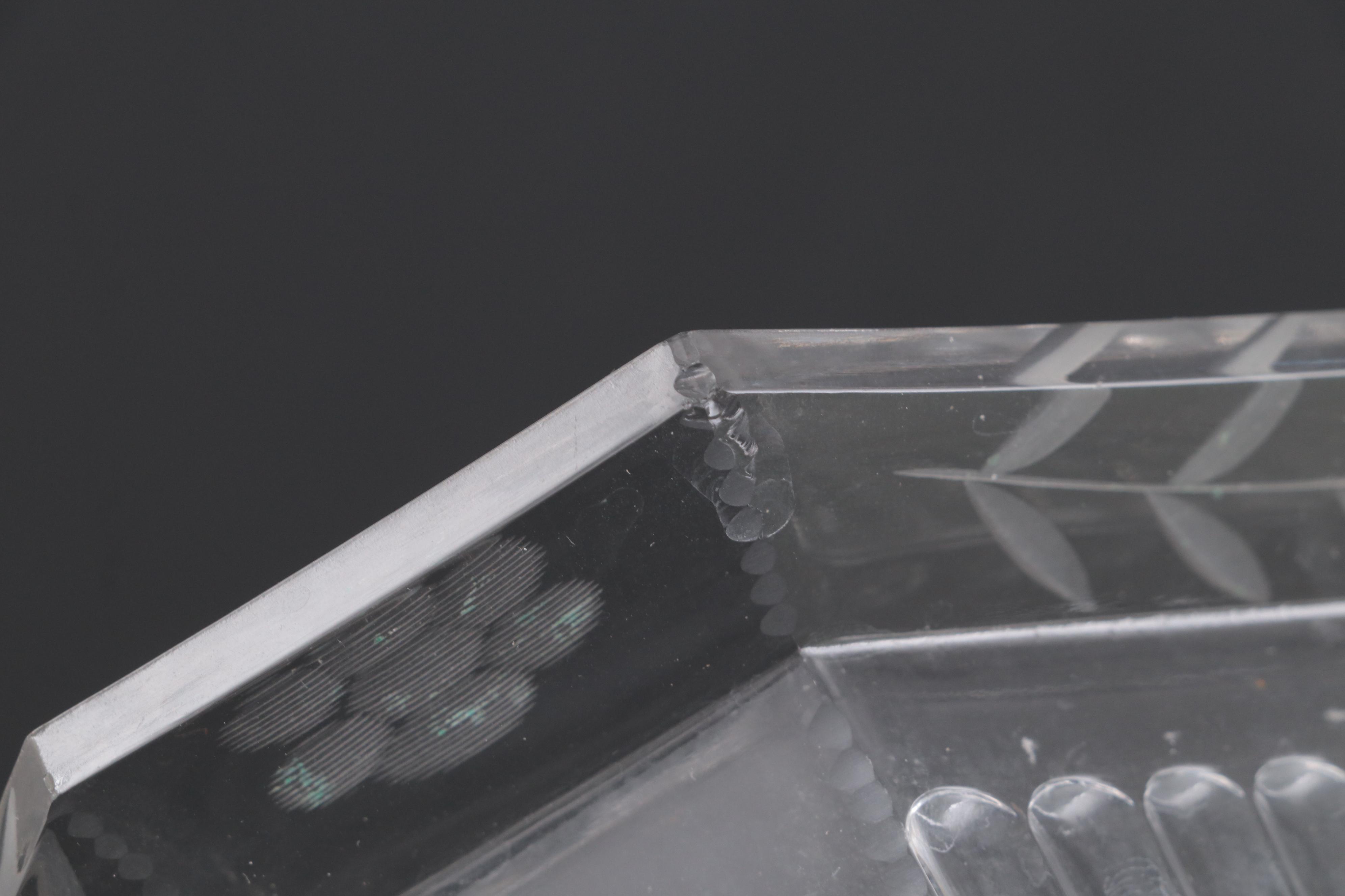 Heisey "Colonial Clear" Plates and Other Bowl, Mid-20th Century