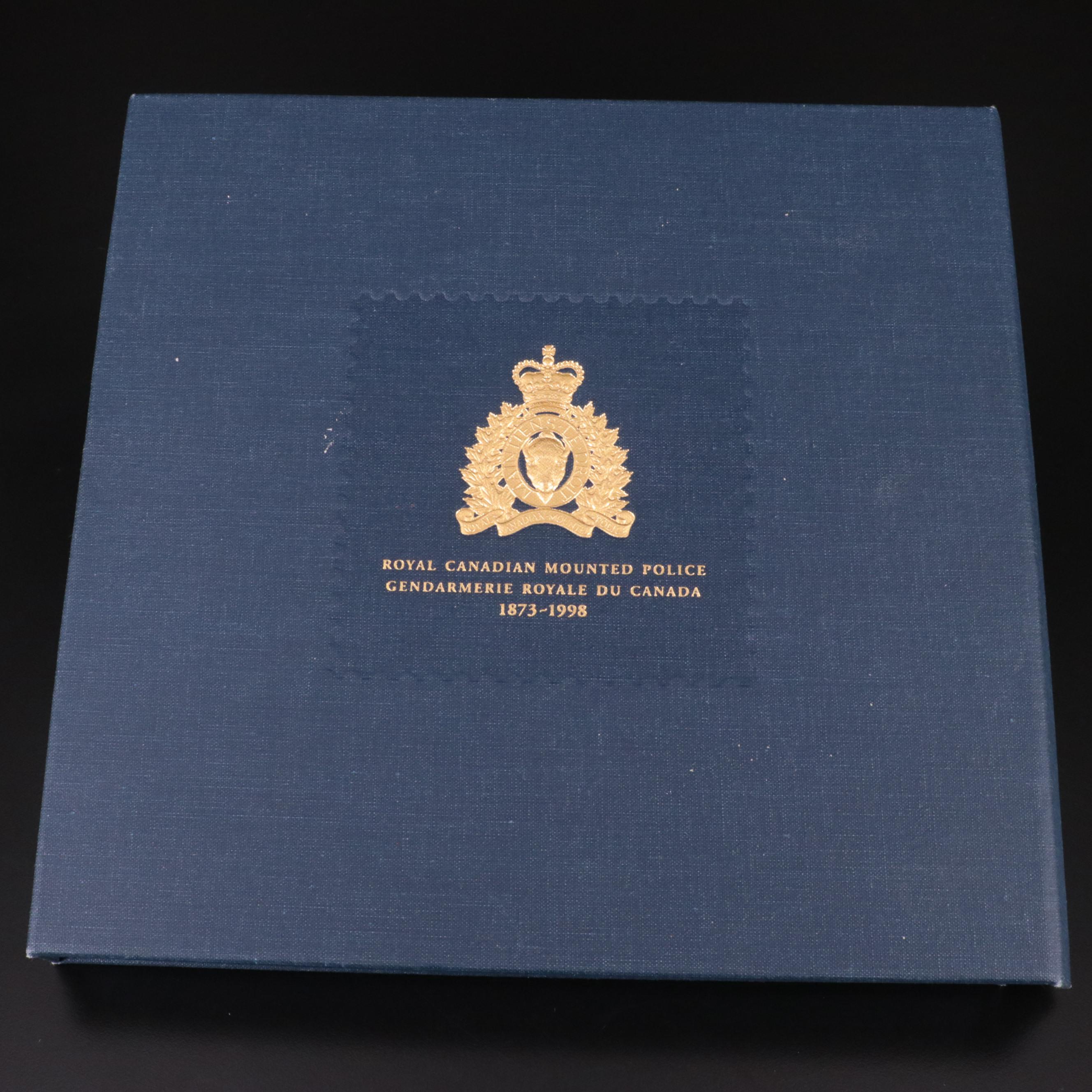 Canada 1998 Silver Maple Leaf Along With a Commemorative Set For the RCMP