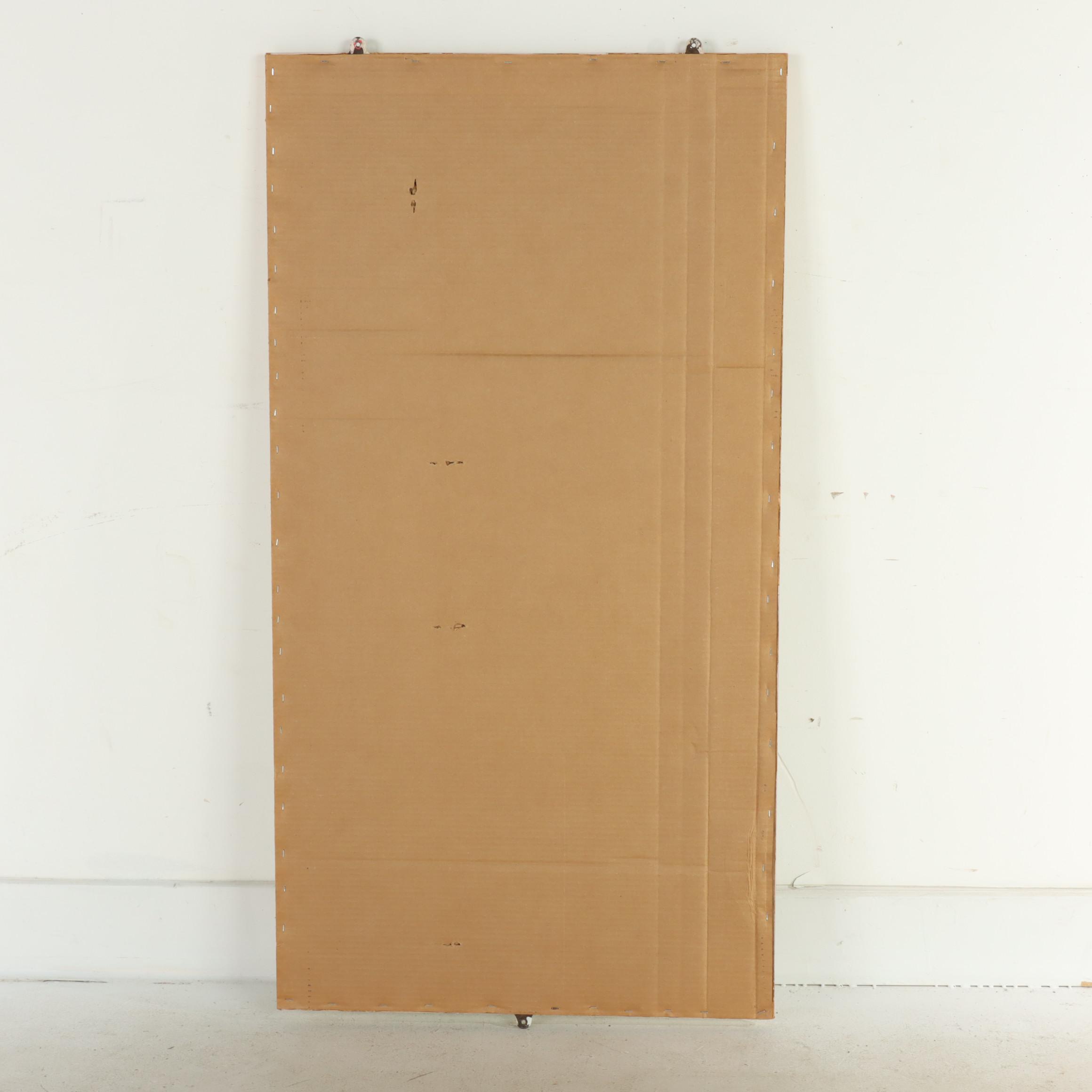 Giltwood and Beveled Glass Mirror, 20th Century