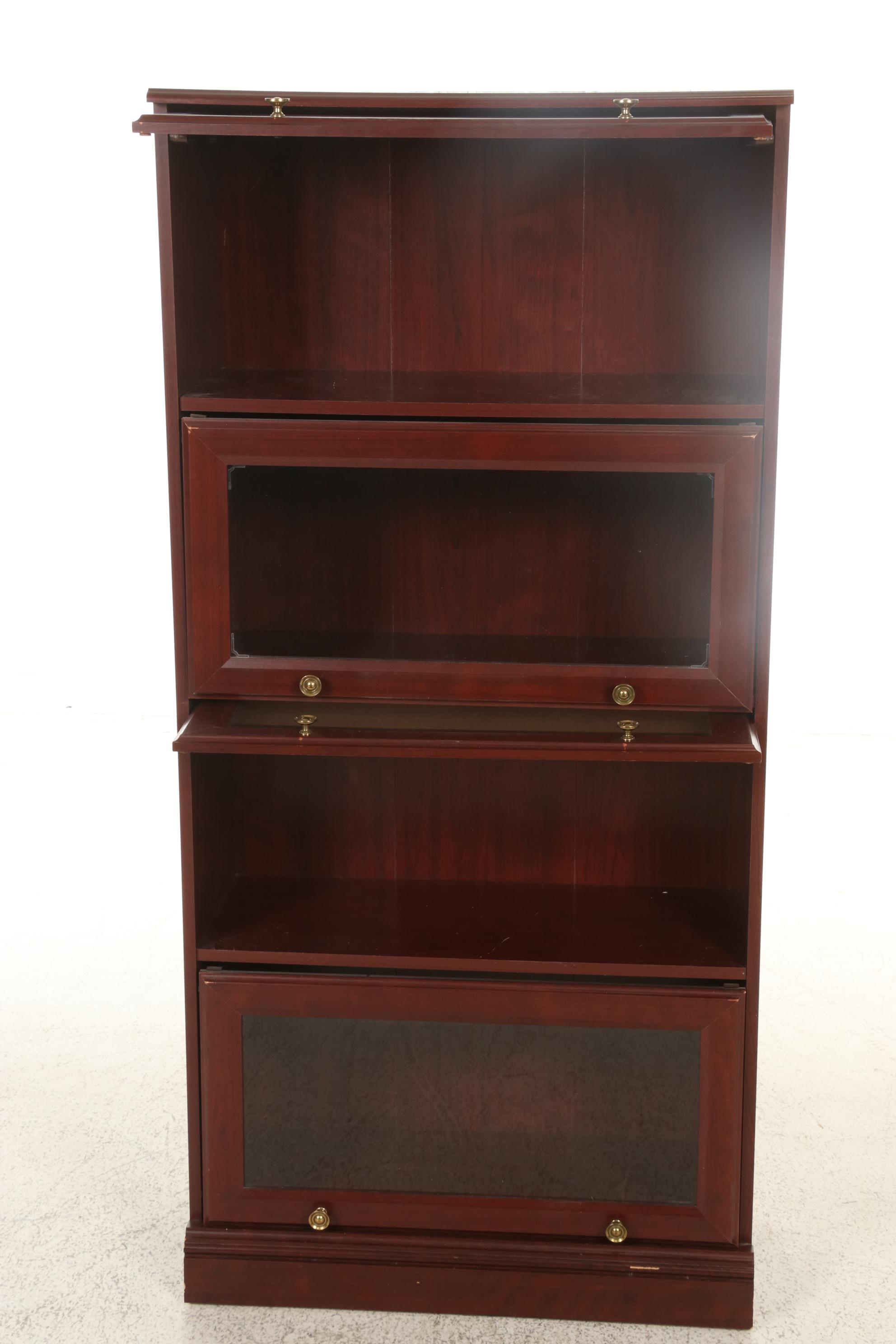 Contemporary Barrister's Style Bookcase