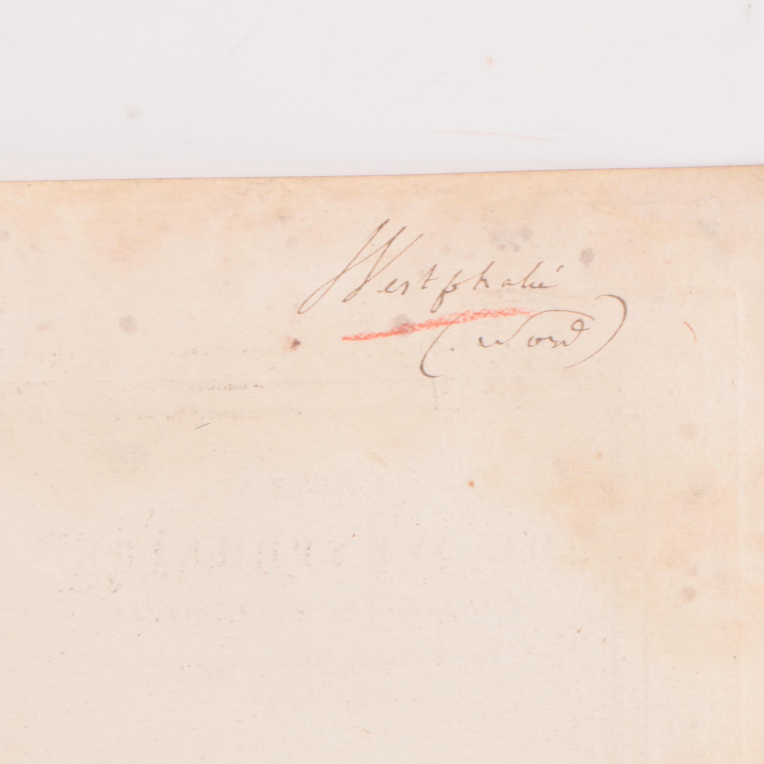 Rigobert Bonne Hand-Colored Map "Cercle de Westphalie. Partie Septentrionale."