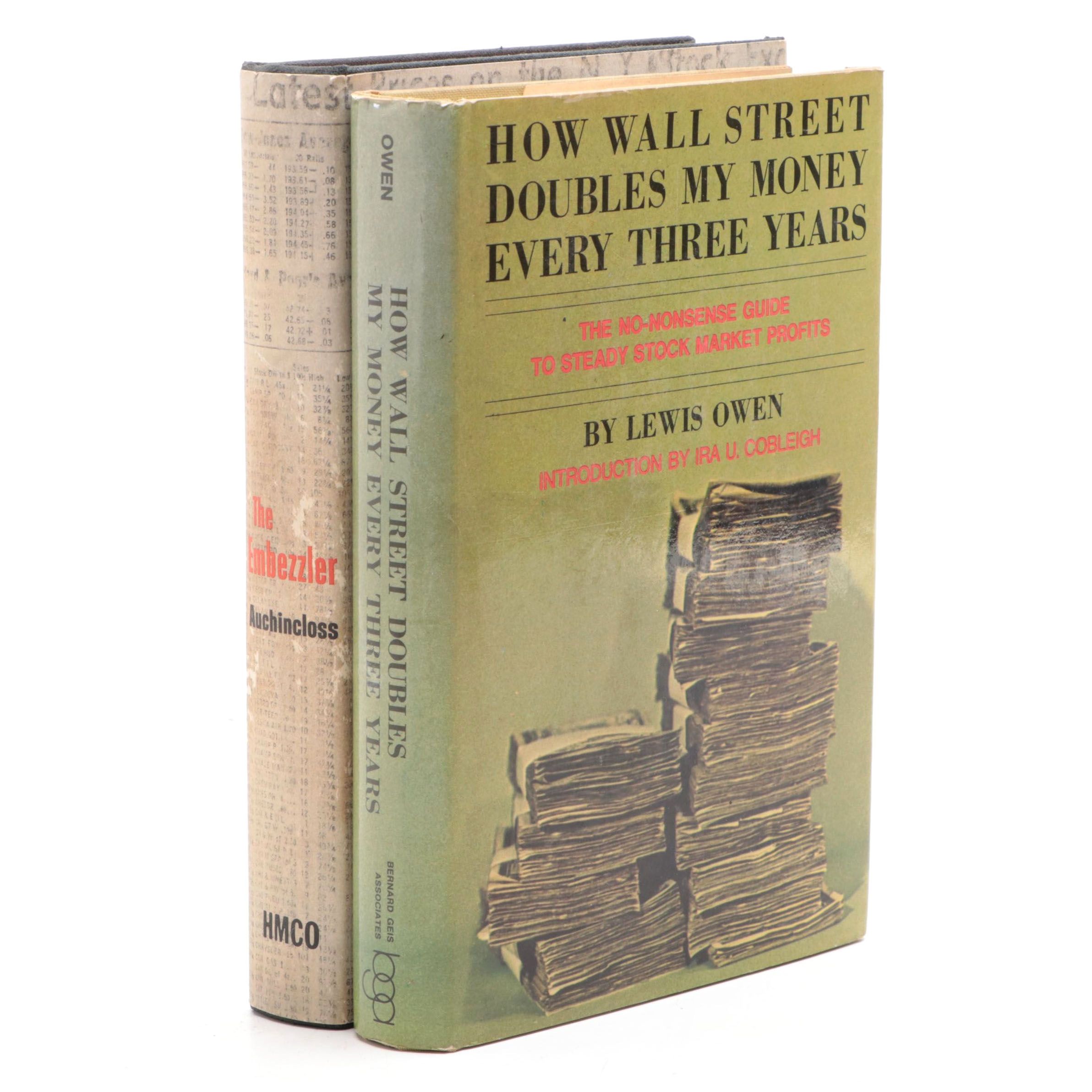 Signed "How Wall Street Doubles My Money" by Lewis Owen and More