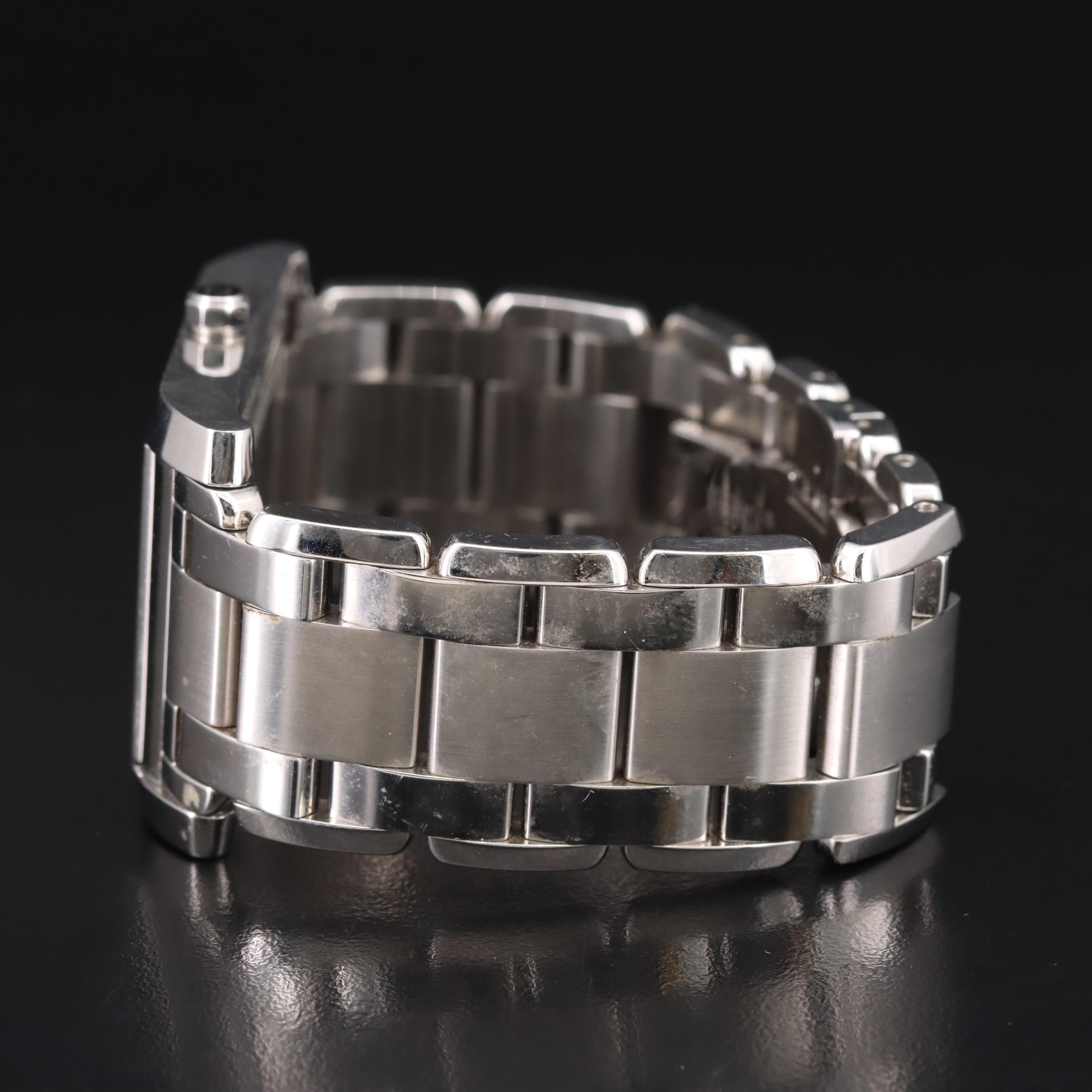 Fendi Orologi Flip Face Stainless Steel Watch