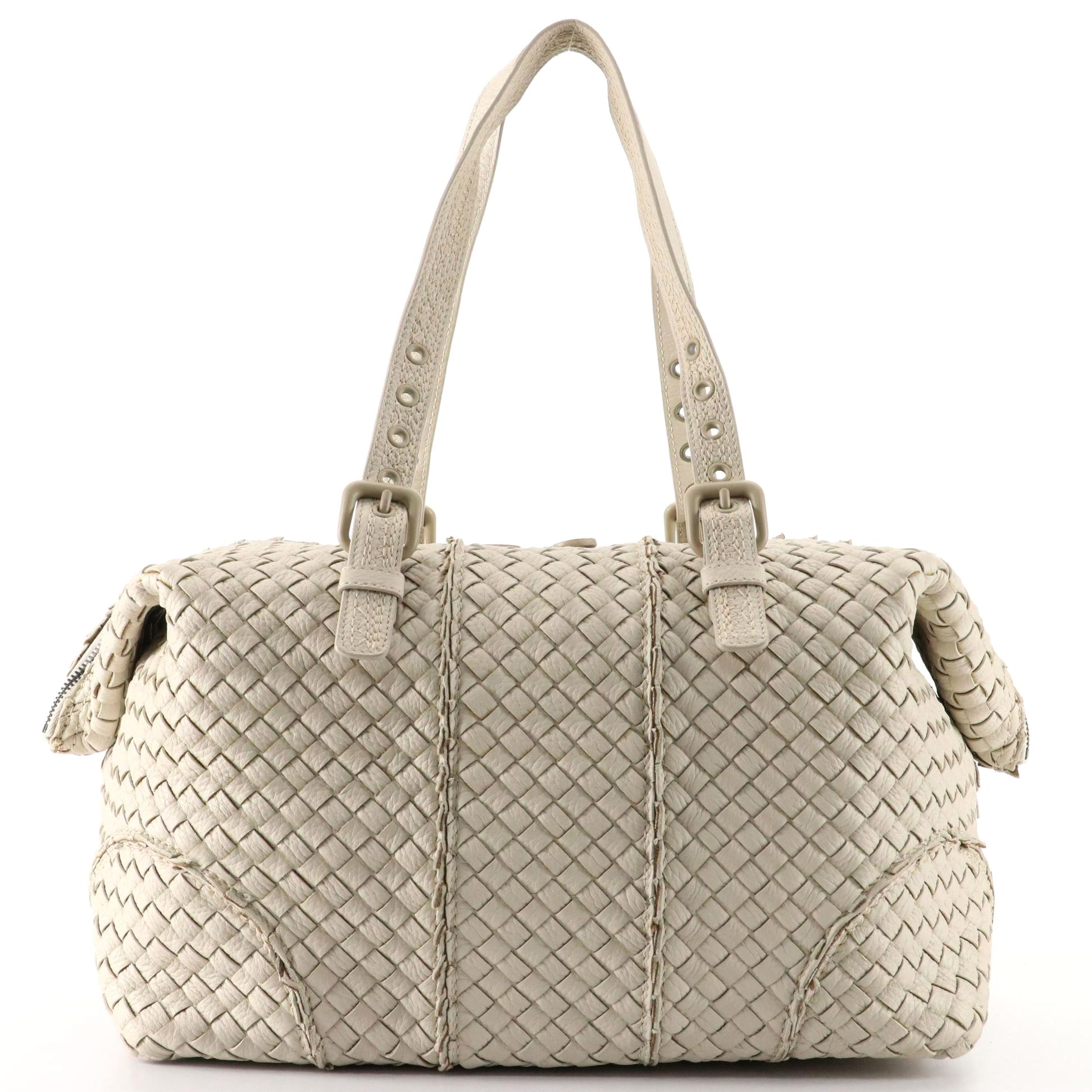 Bottega Veneta Roma Tote Bag in Intrecciato Nappa Leather