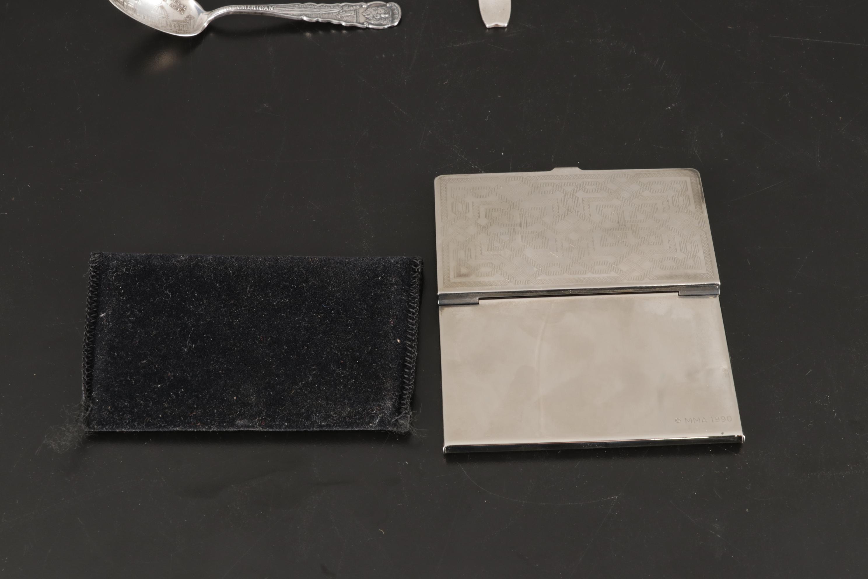 Tiffany & Co. Victorian Sterling Silver Food Pusher with Spoons and Cases