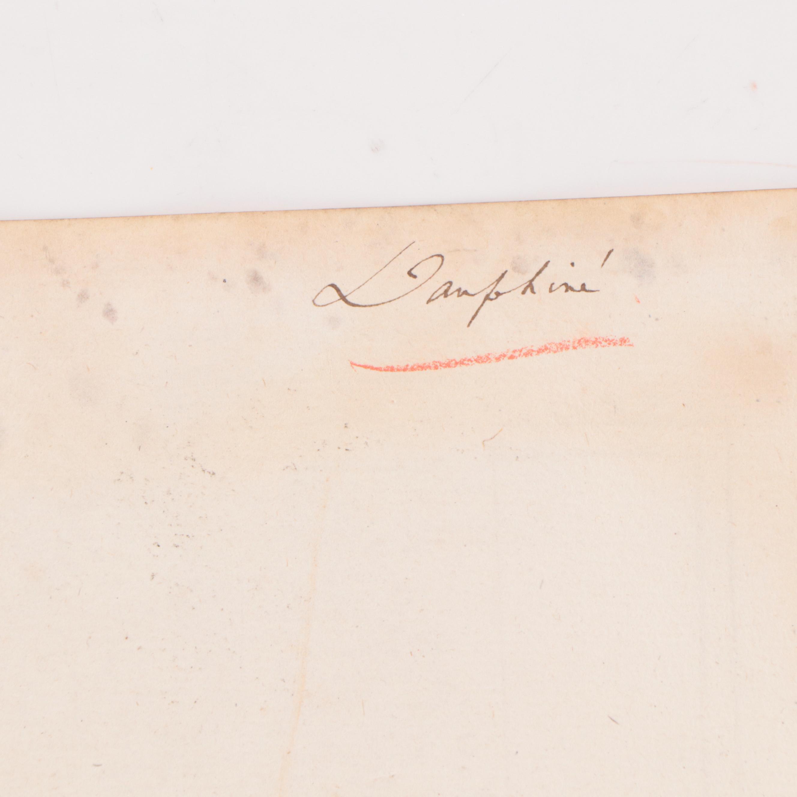 Rigobert Bonne Hand-Colored Map "Départements et Districts de Dauphné," 1790