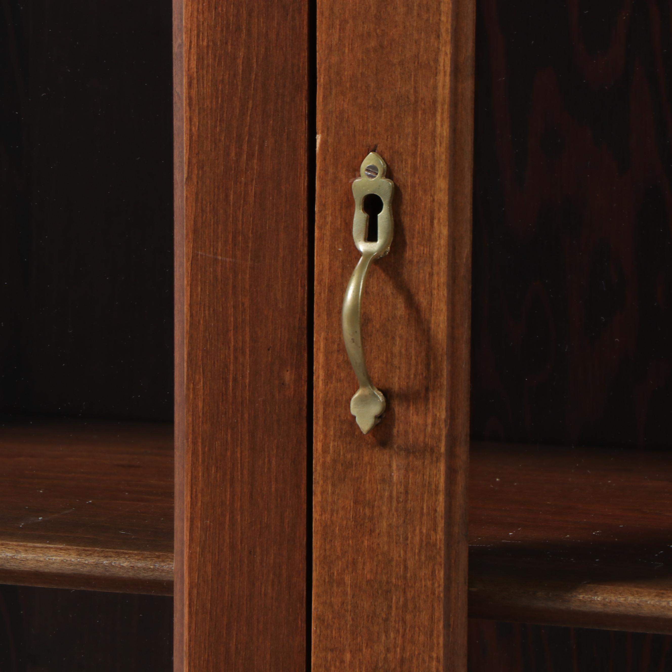 American Empire Revival Mahogany-Stained Bookcase, Early 20th Century