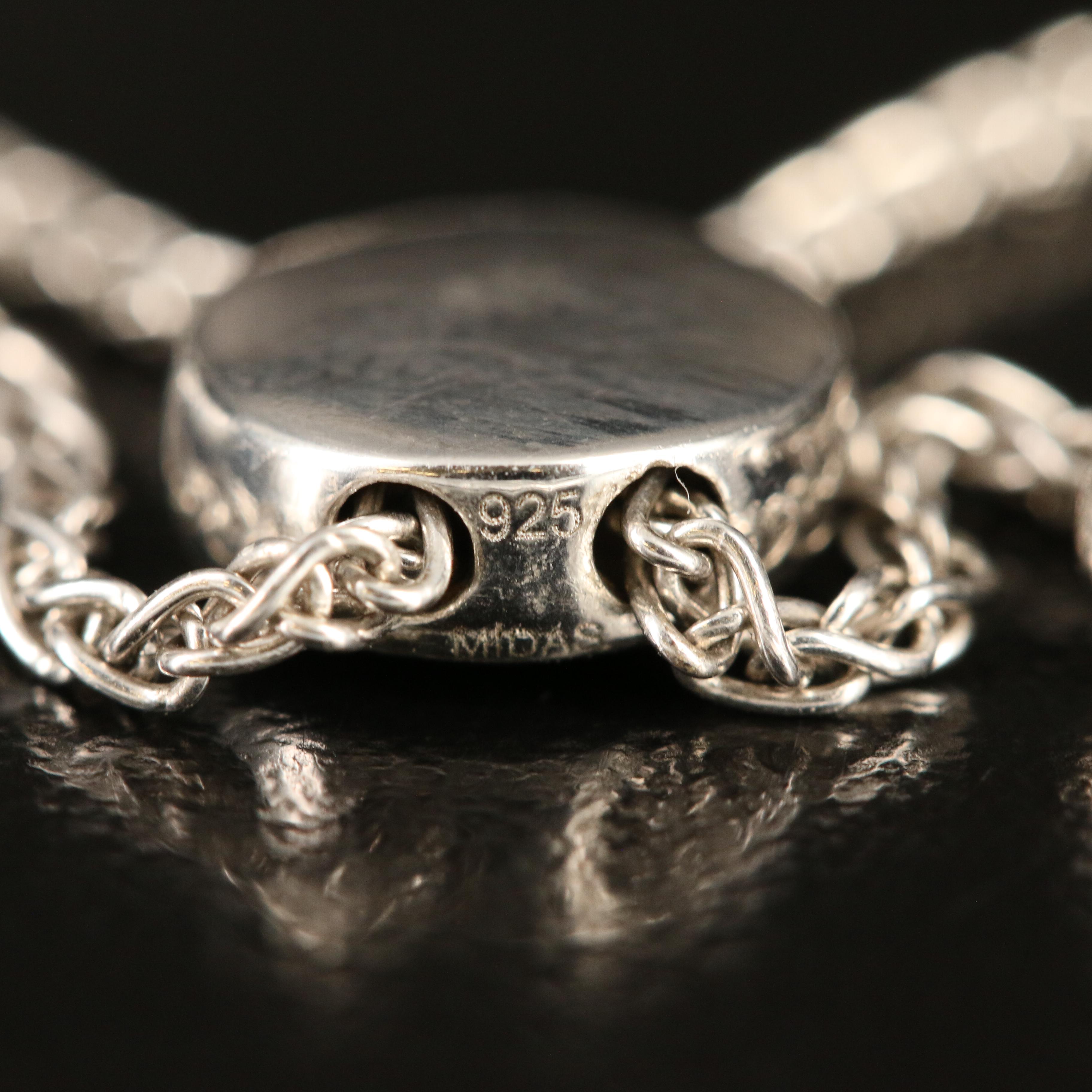 Sterling Ruby and Sapphire Leaf Bolo Bracelet