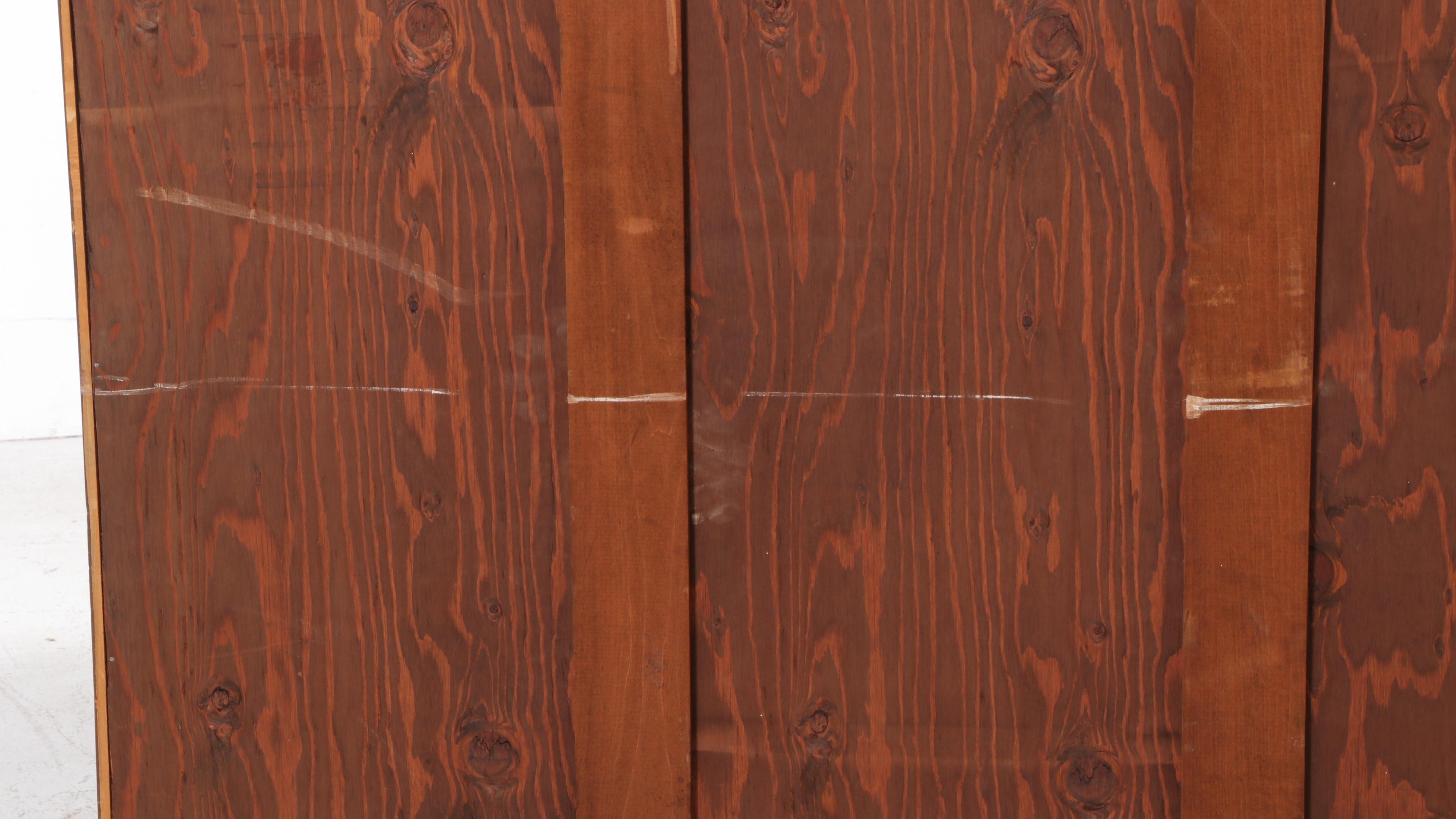 American Empire Revival Mahogany-Stained Bookcase, Early 20th Century