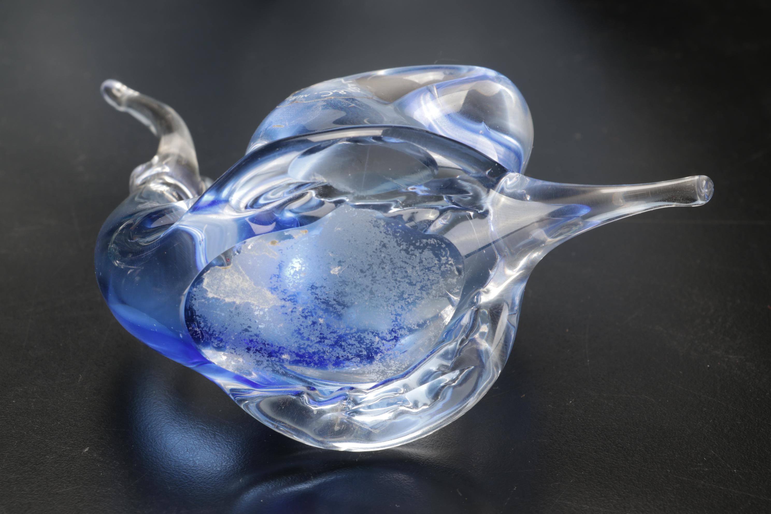 V. Nason & C Murano Snail with Other Art Glass Animals