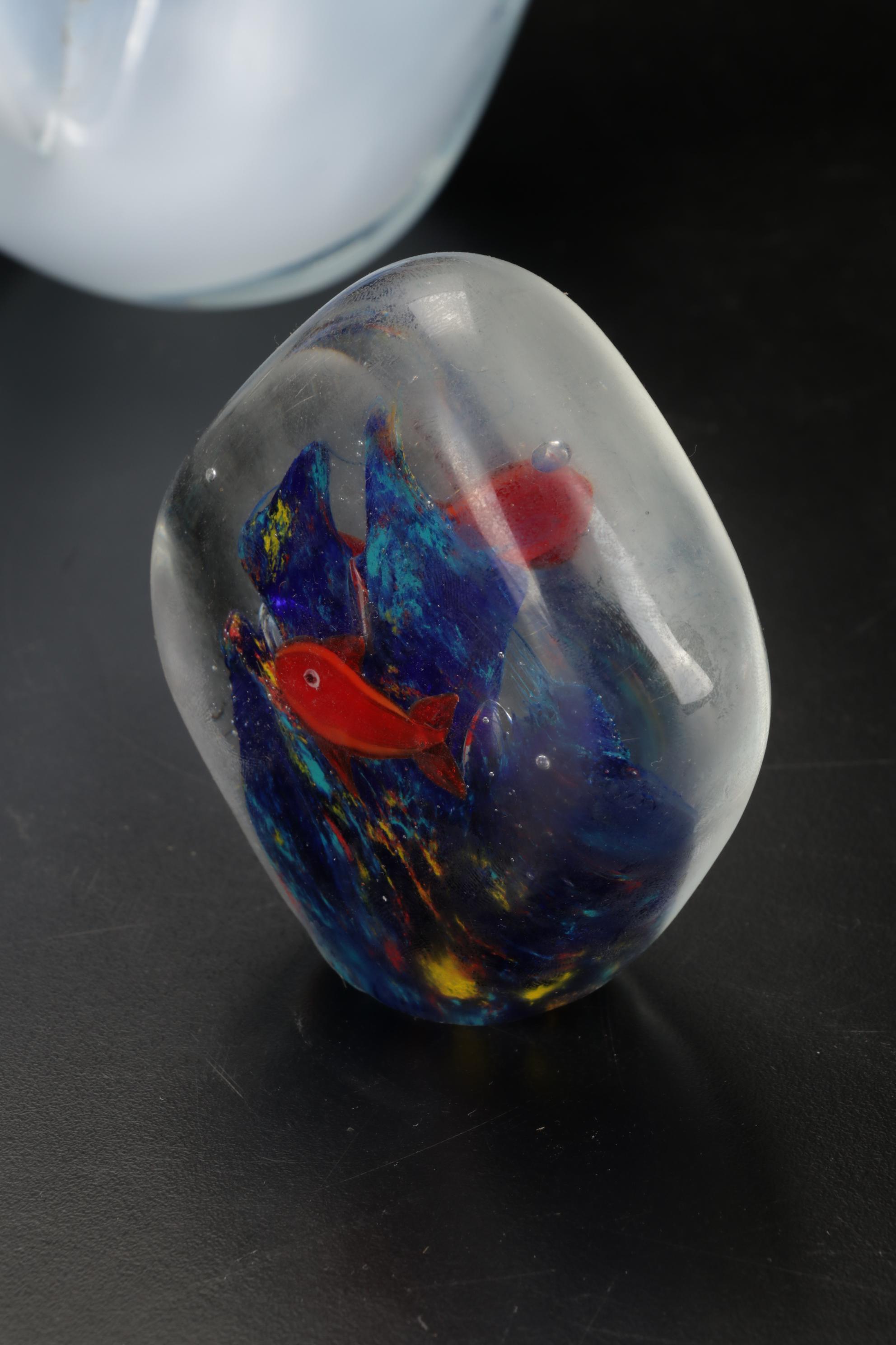 V. Nason & C Murano Snail with Other Art Glass Animals