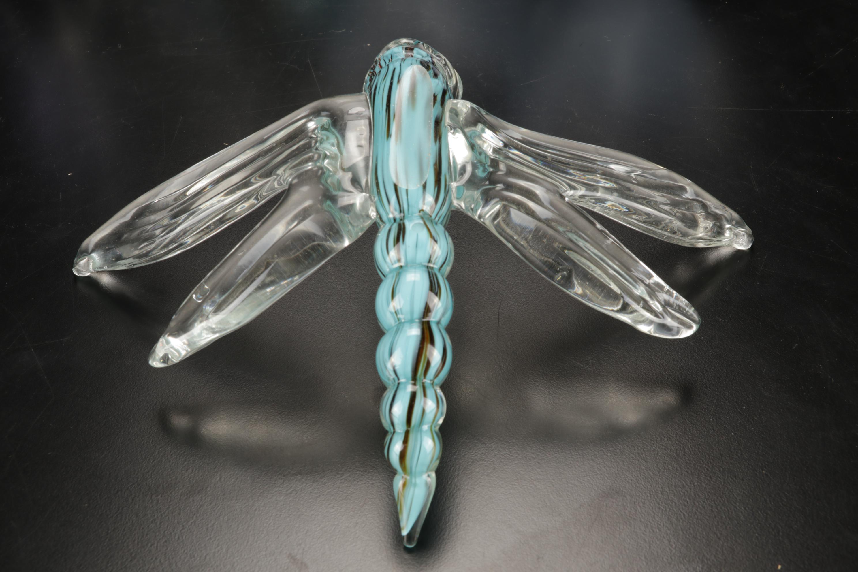 V. Nason & C Murano Snail with Other Art Glass Animals