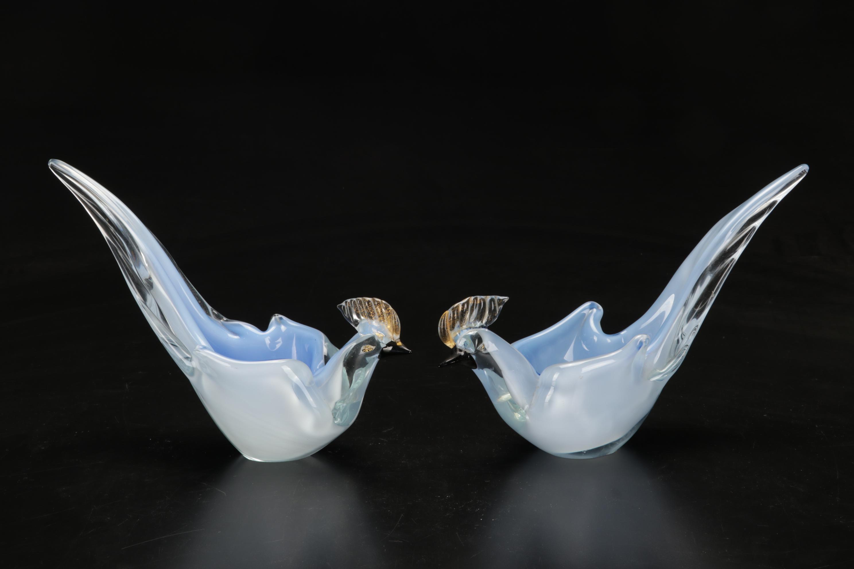 V. Nason & C Murano Snail with Other Art Glass Animals