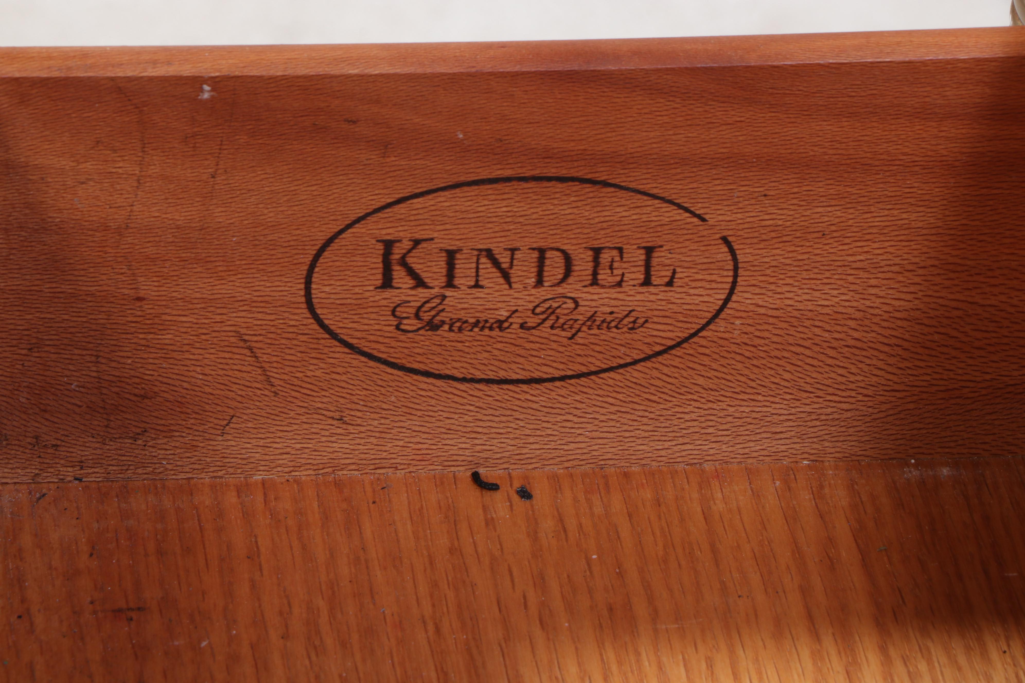 Kindel Louis XVI Style Brass-Mounted Cherrywood Seven-Drawer Chest