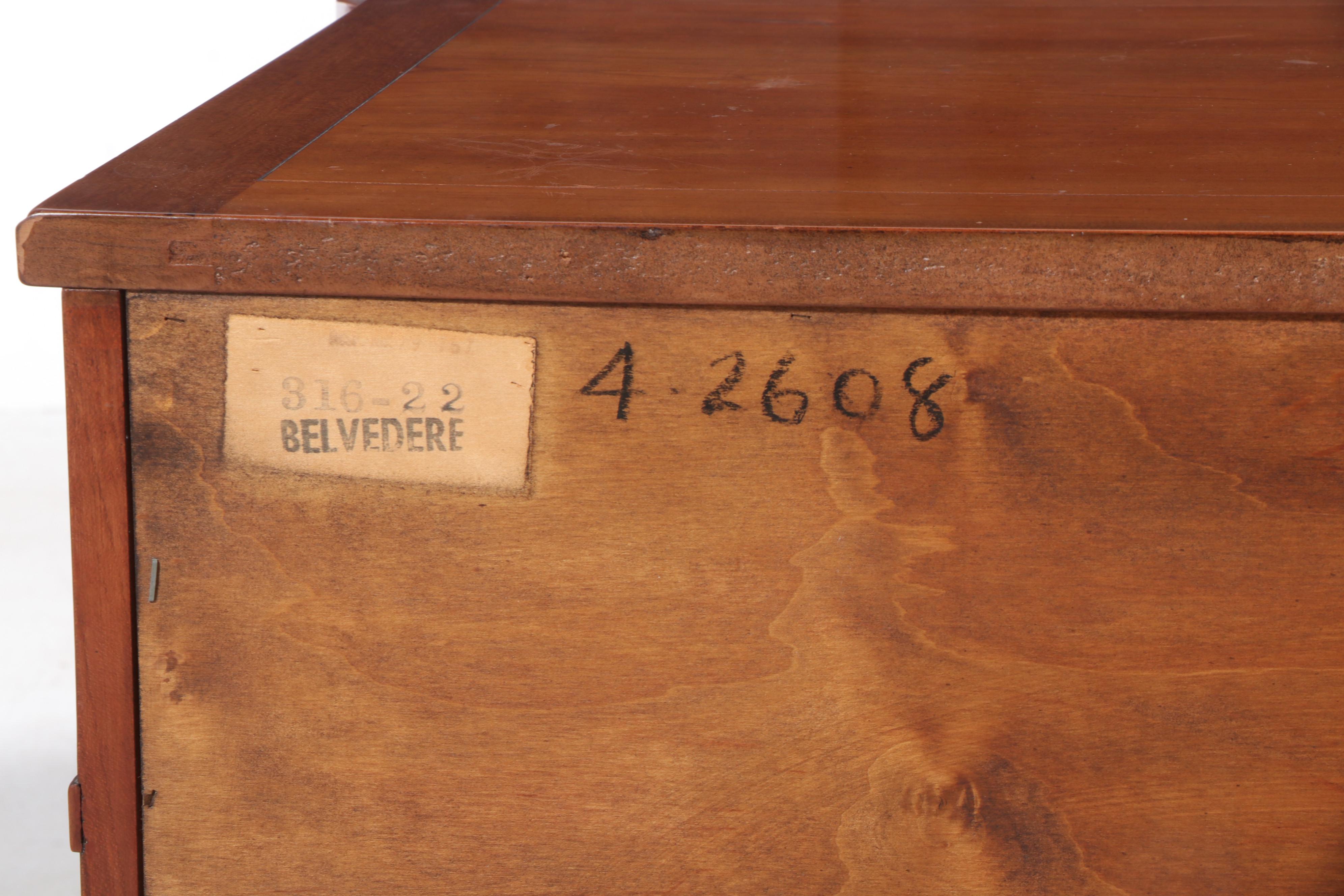 Kindel Louis XVI Style Brass-Mounted Cherrywood Seven-Drawer Chest