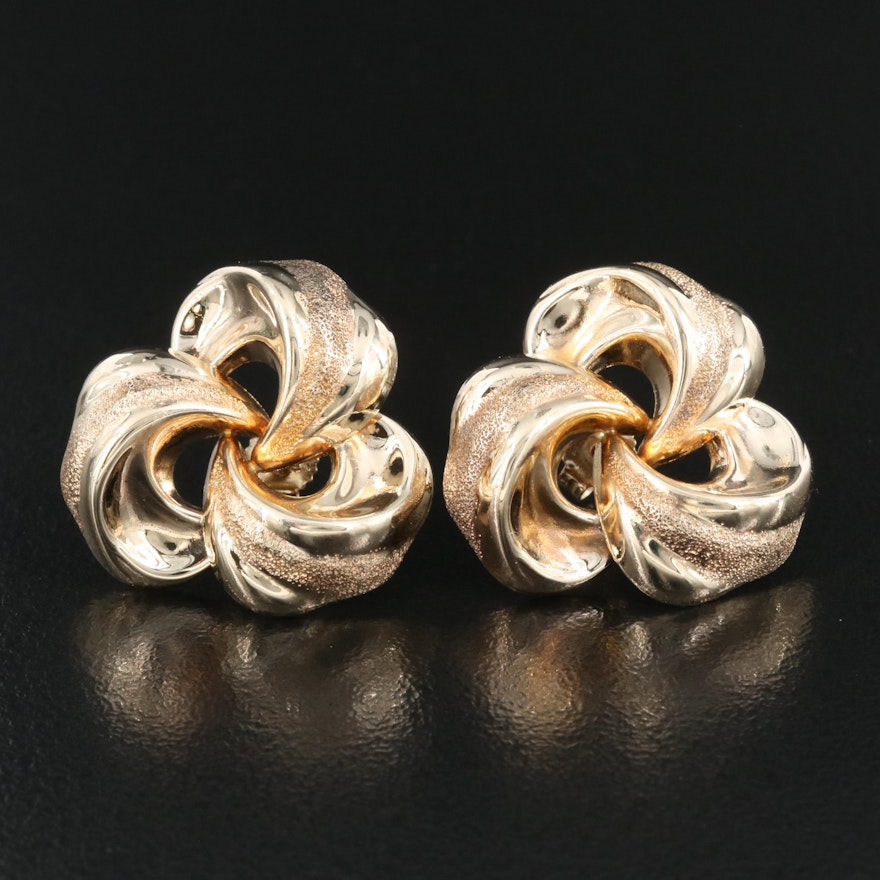 14K Knot Earrings