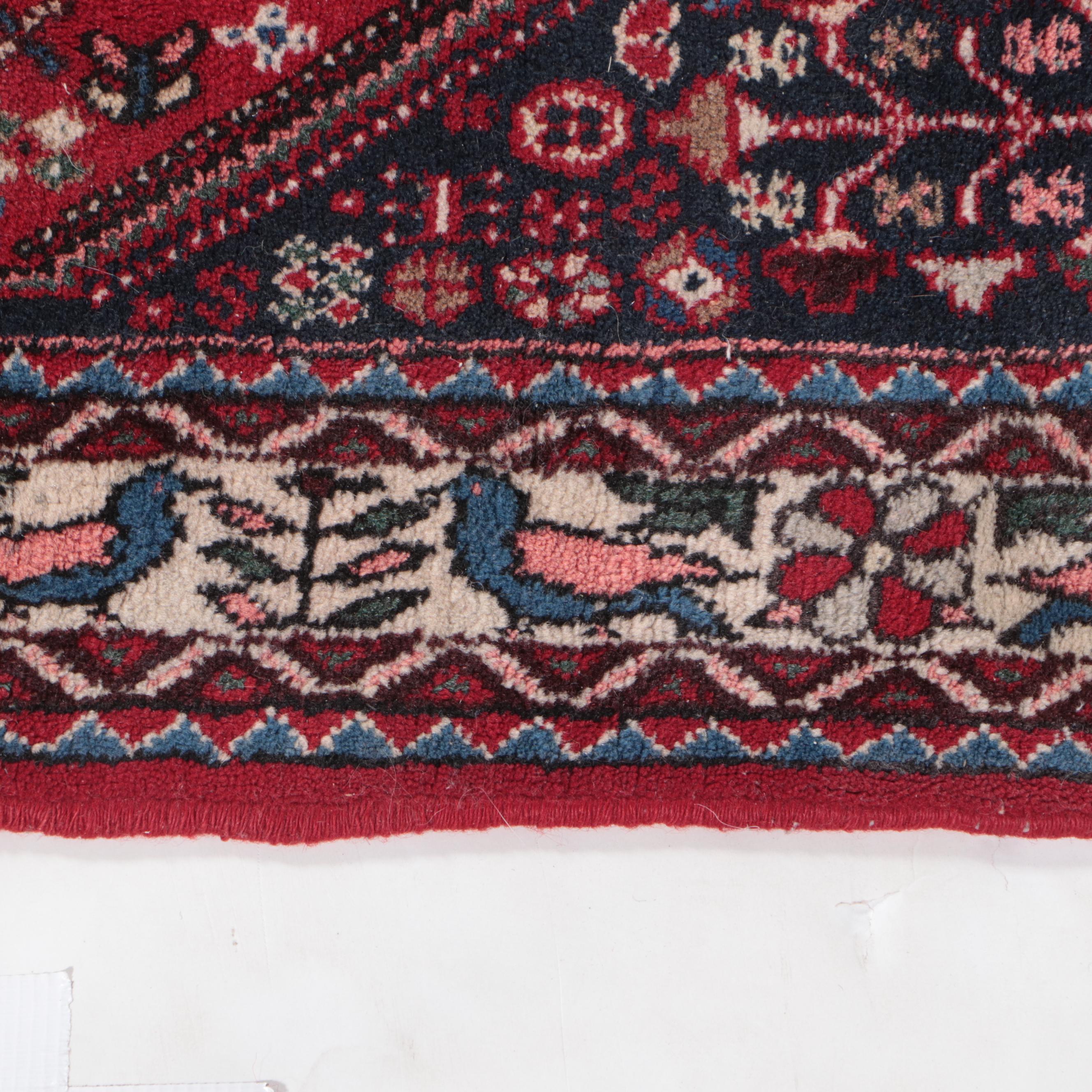 3'4 x 5'5 Hand-Knotted Persian Abadeh Area Rug