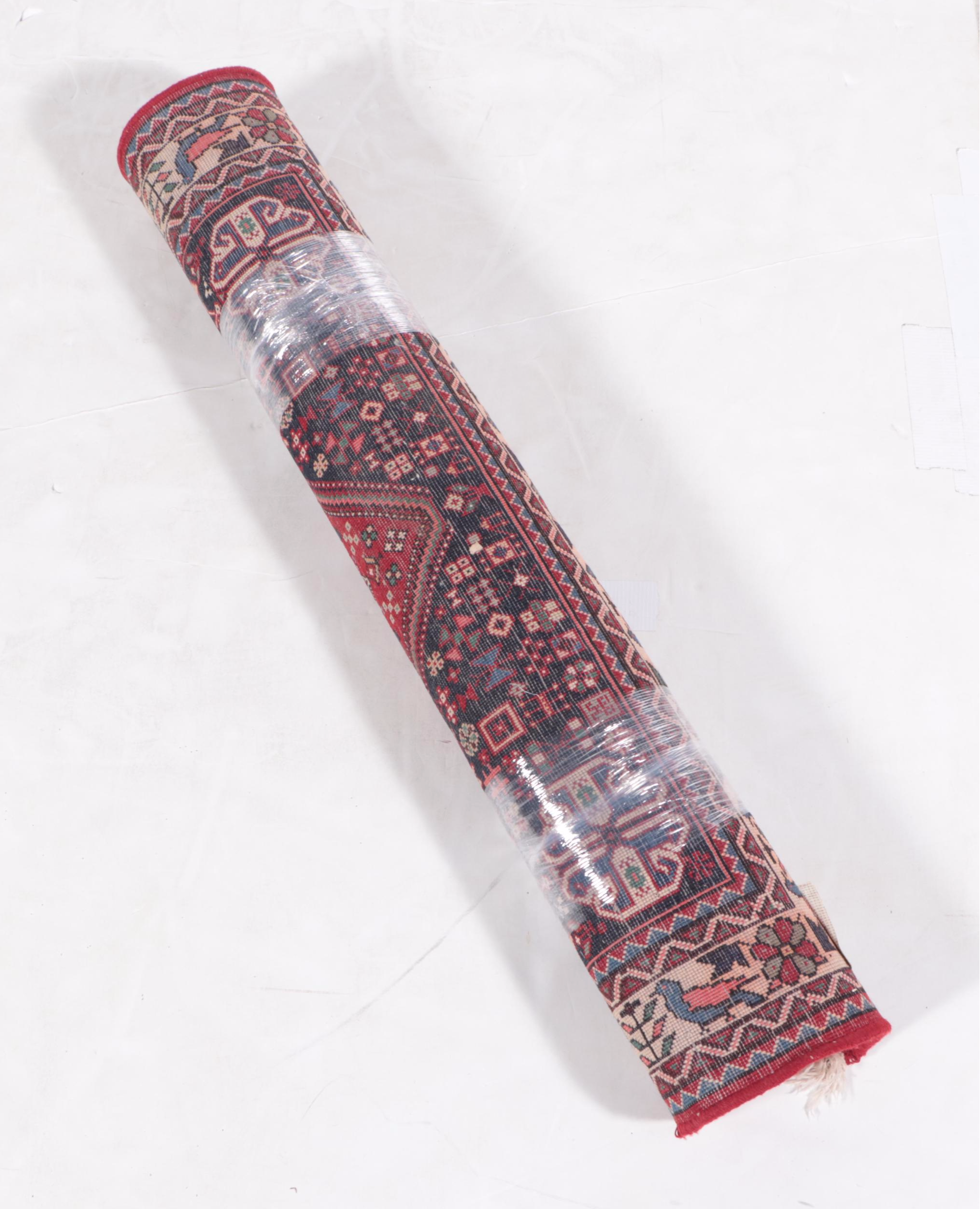 3'4 x 5'5 Hand-Knotted Persian Abadeh Area Rug