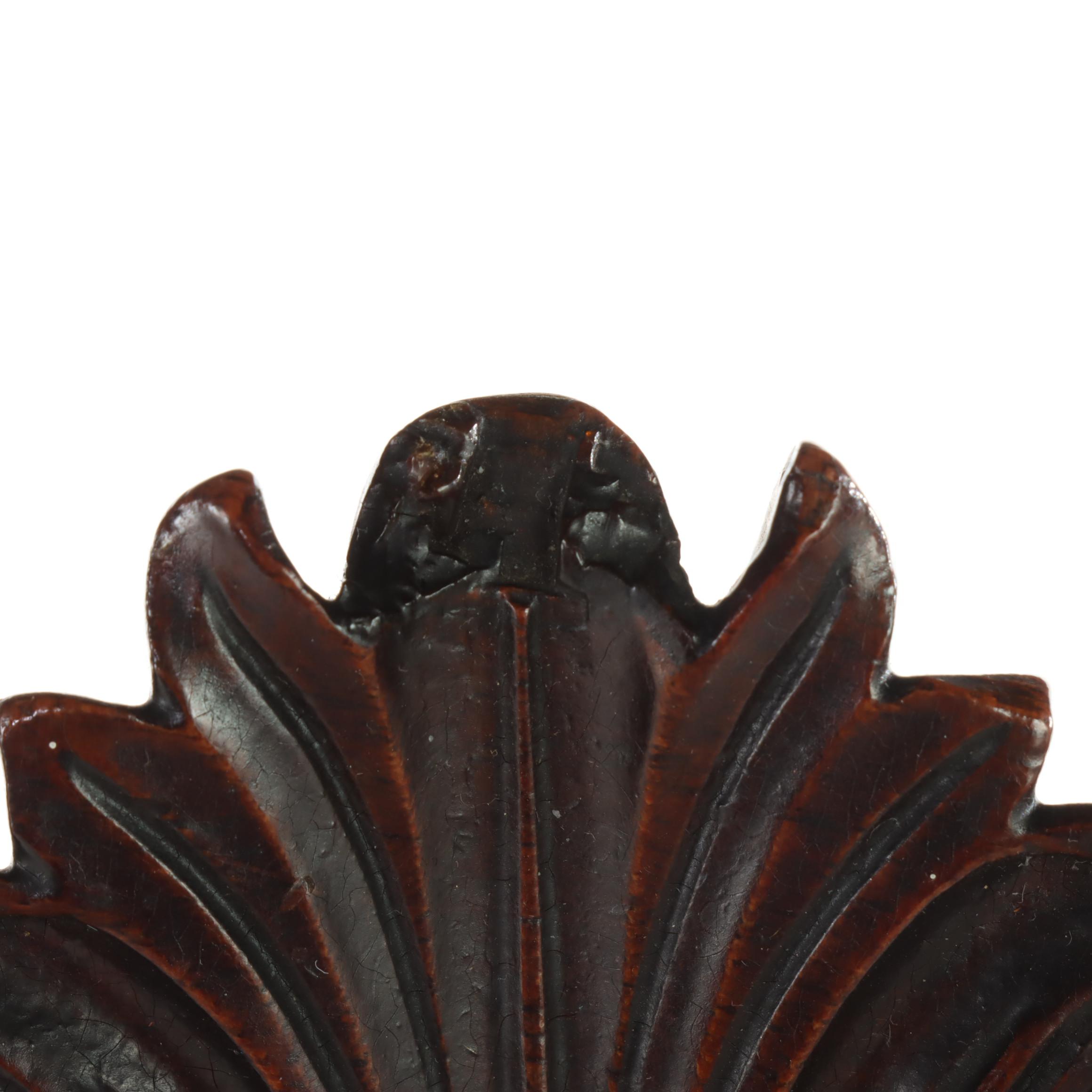 Baroque Style Carved Mahogany Side Chair, 20th Century