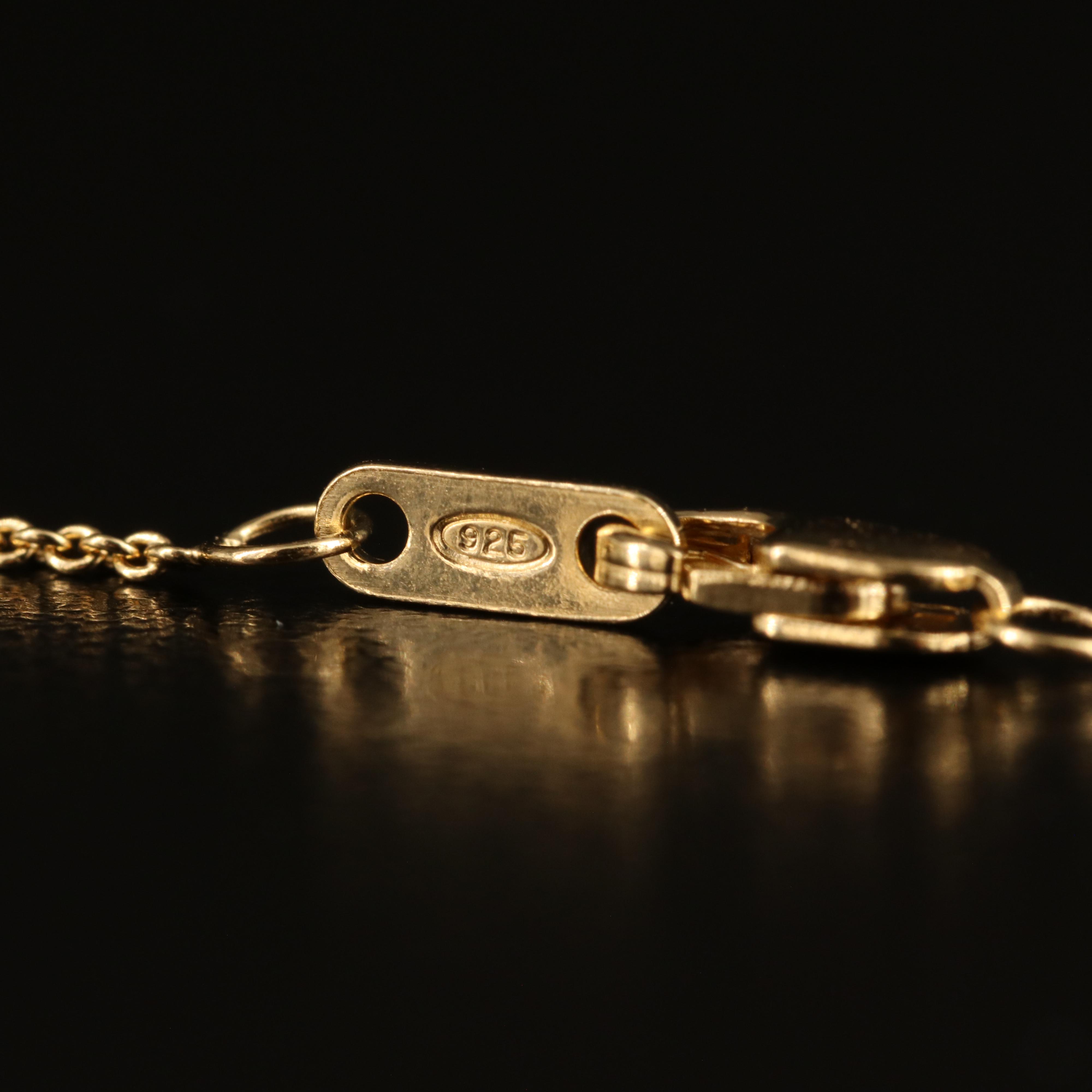 Sterling Emerald and White Sapphire Pendant Necklace