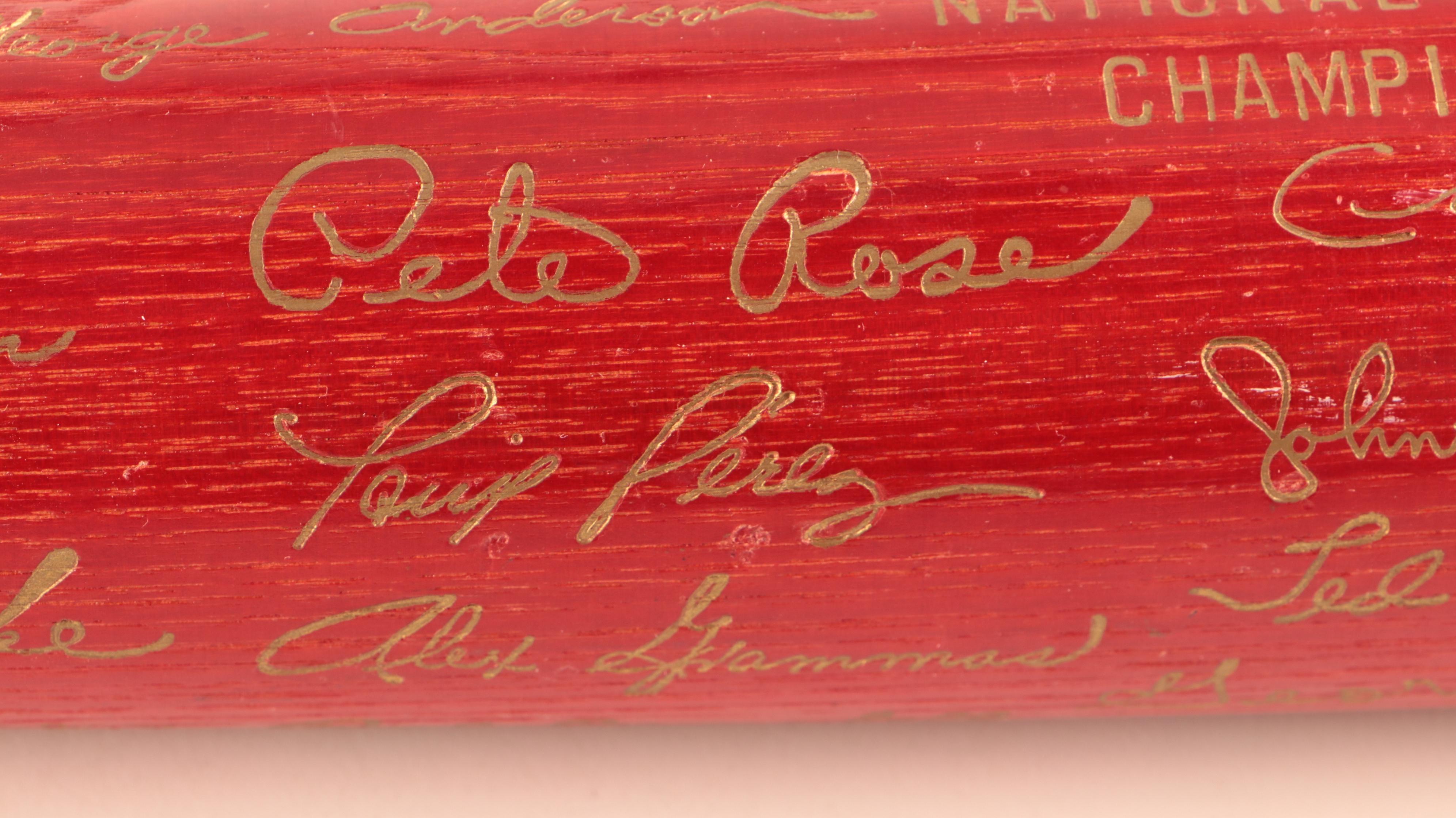 1973 Cincinnati Reds National League West Champions Commemorative Baseball Bat