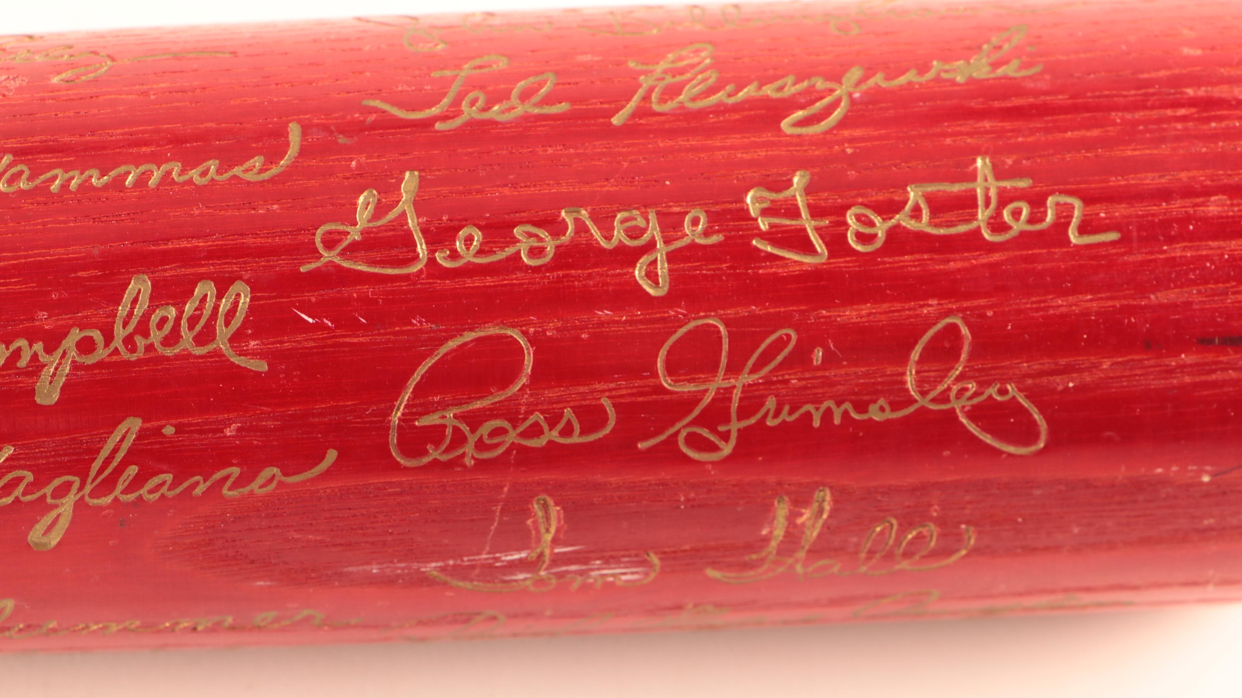 1973 Cincinnati Reds National League West Champions Commemorative Baseball Bat