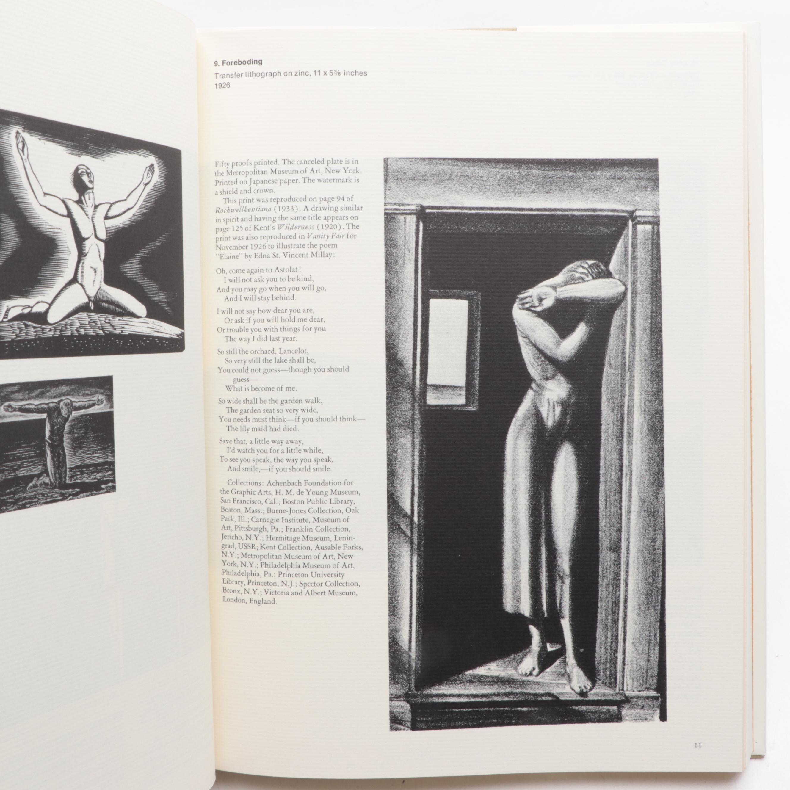 Signed "The Prints of Rockwell Kent: A Catalogue Raisonné" by Dan Burne Jones