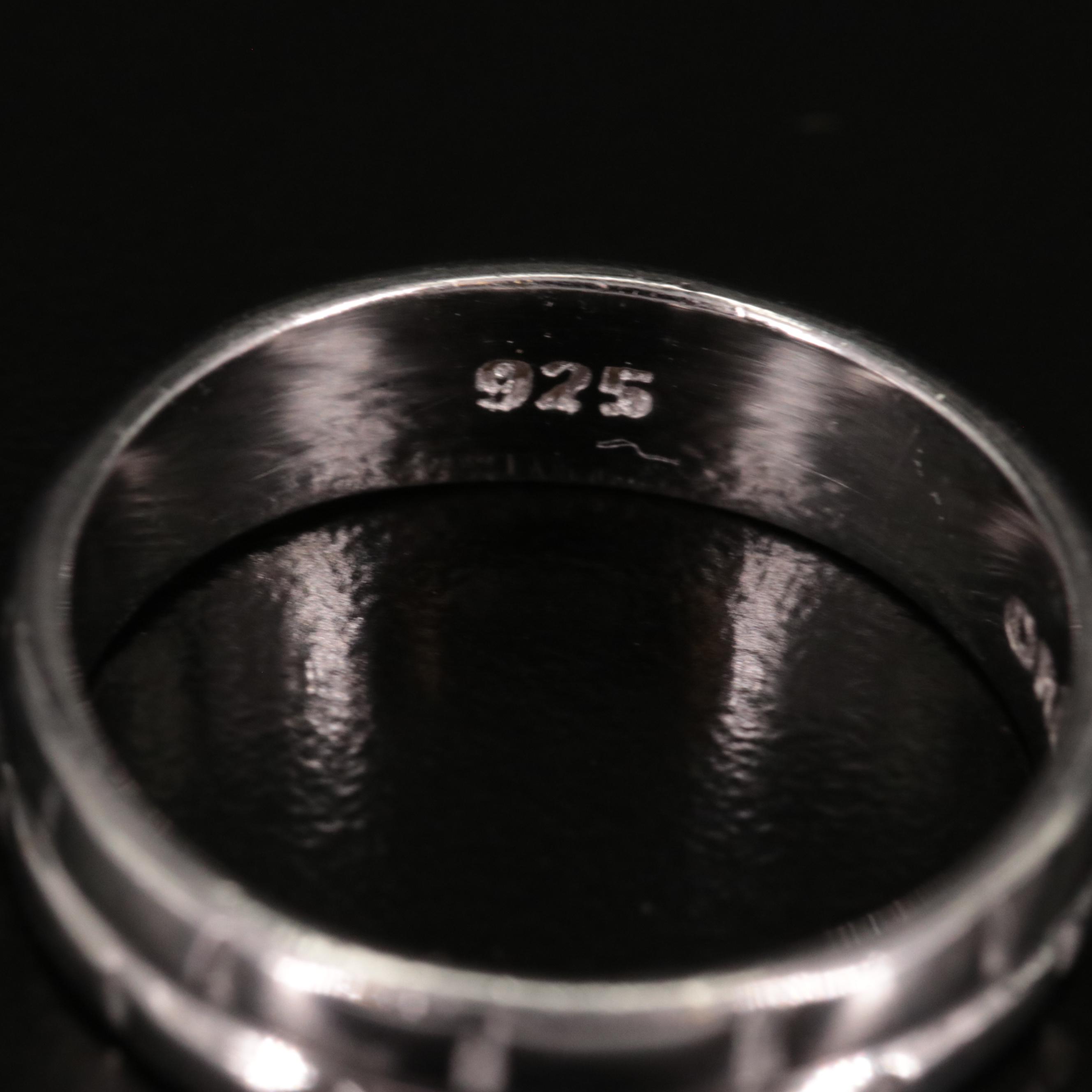 Sterling Textured Band