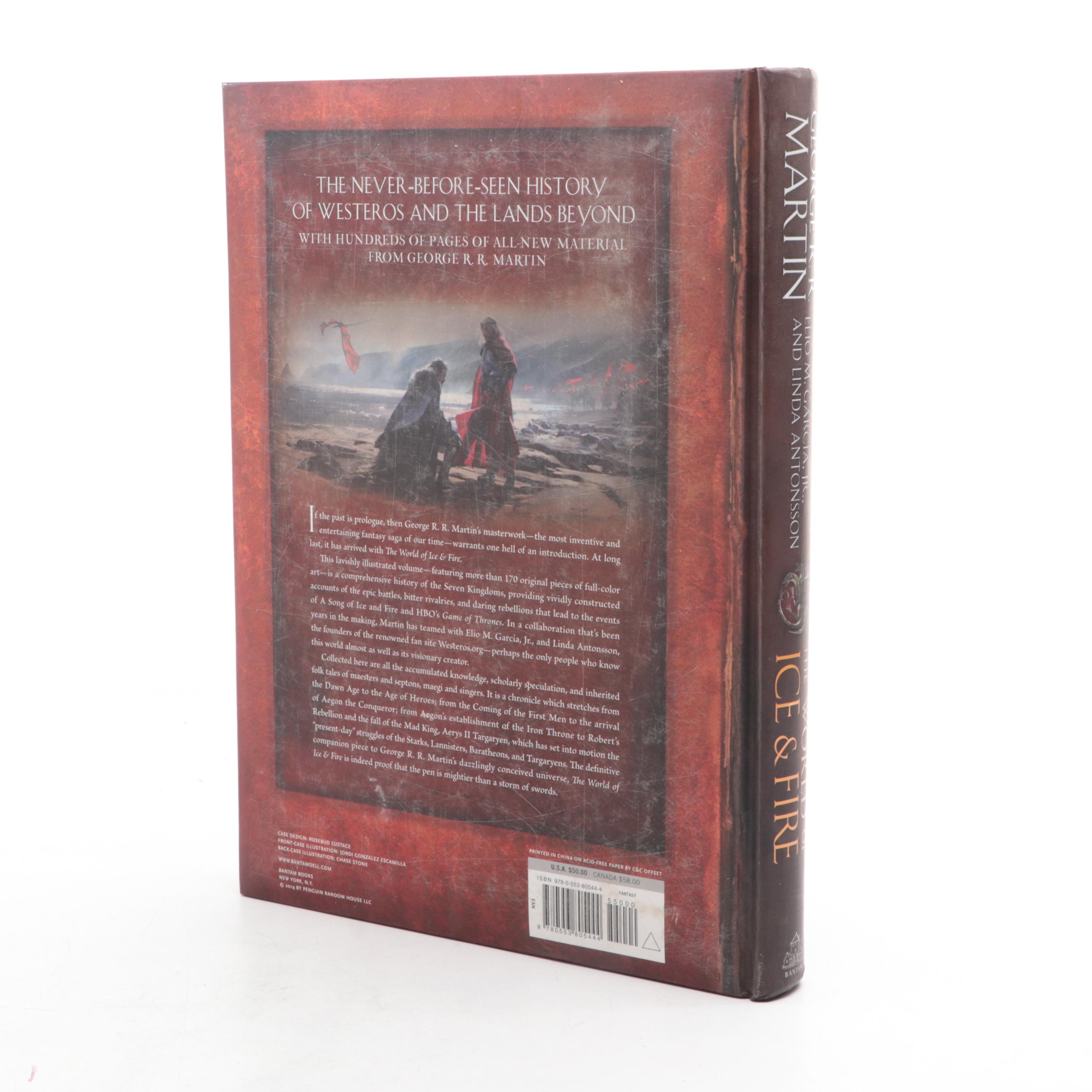 First Edition "The World of Ice and Fire" by George R. R. Martin et al., 2014