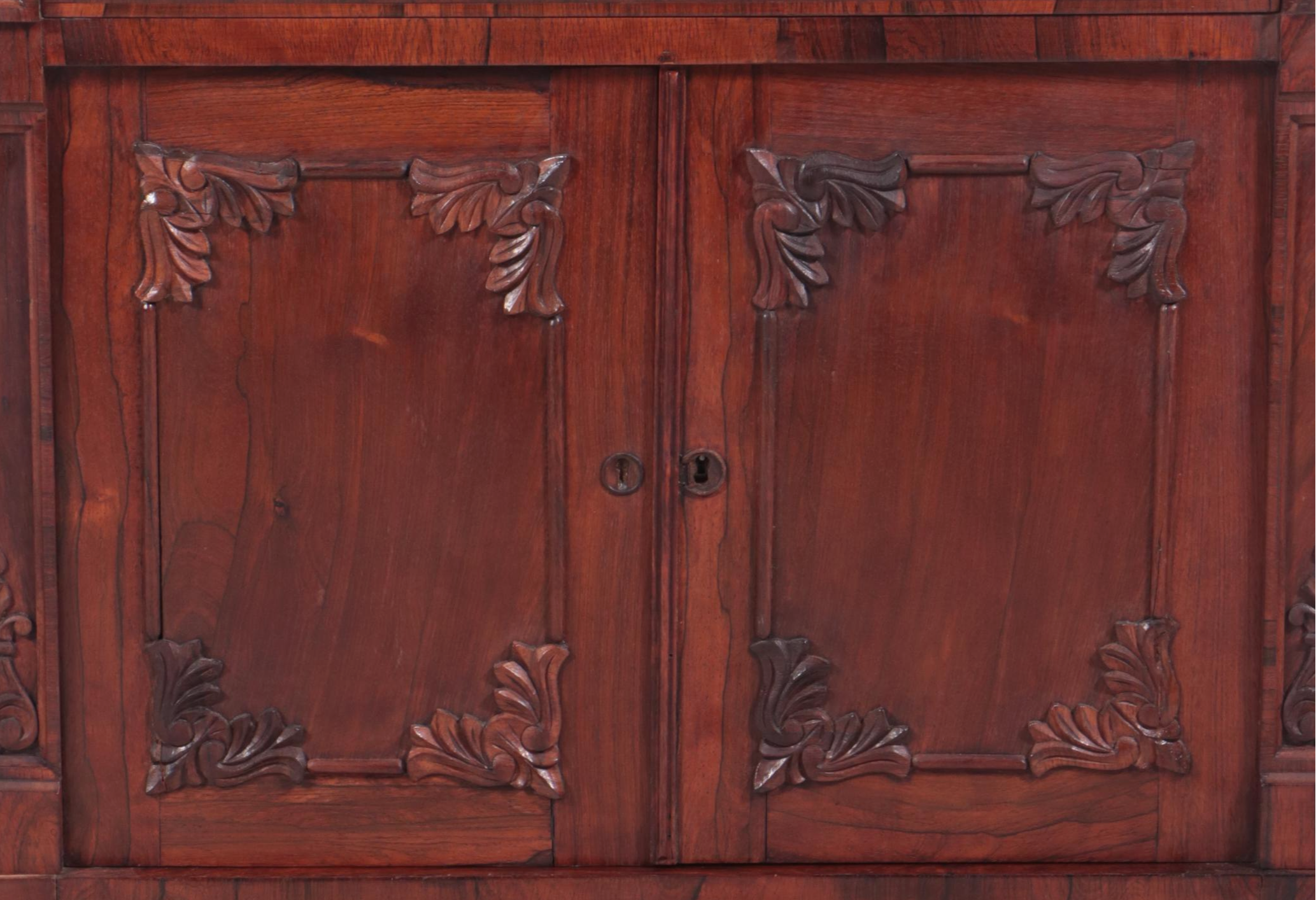 American Classical Rosewood and White Marble Washstand, circa 1830