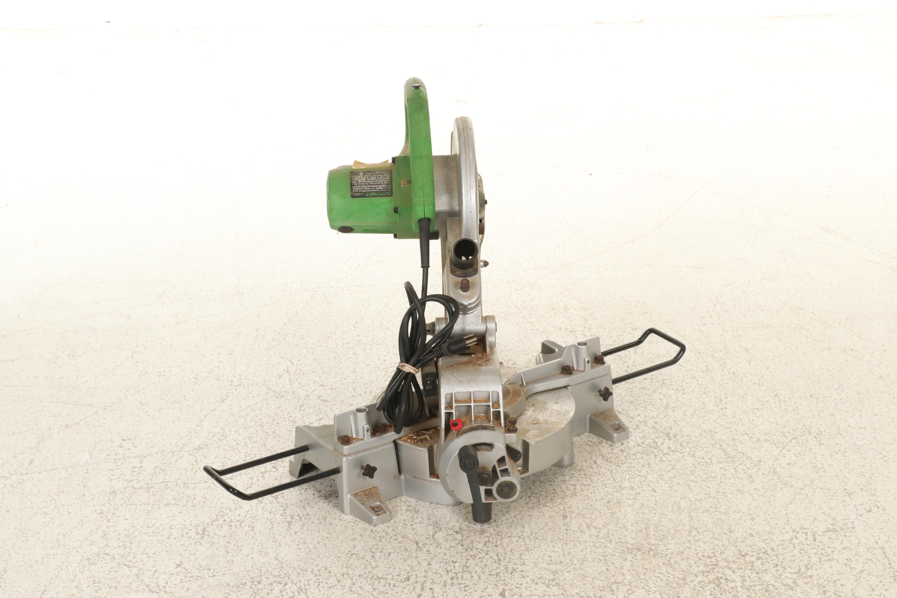 Superior Air Compressor and Miter Saw with Other Power Tools