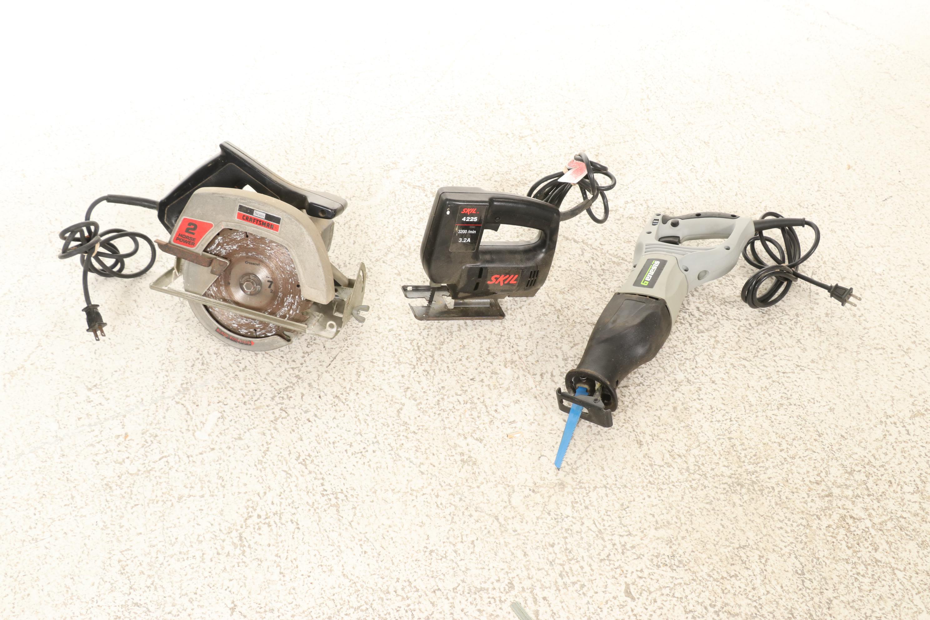 Superior Air Compressor and Miter Saw with Other Power Tools