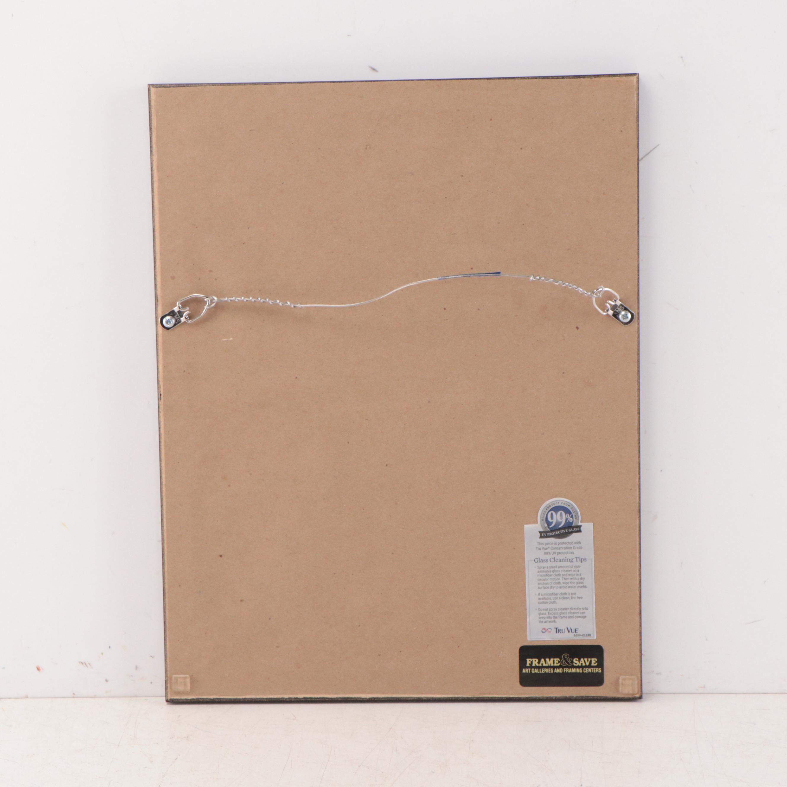 Offset Lithograph After Patricia Faber of Angel Fish