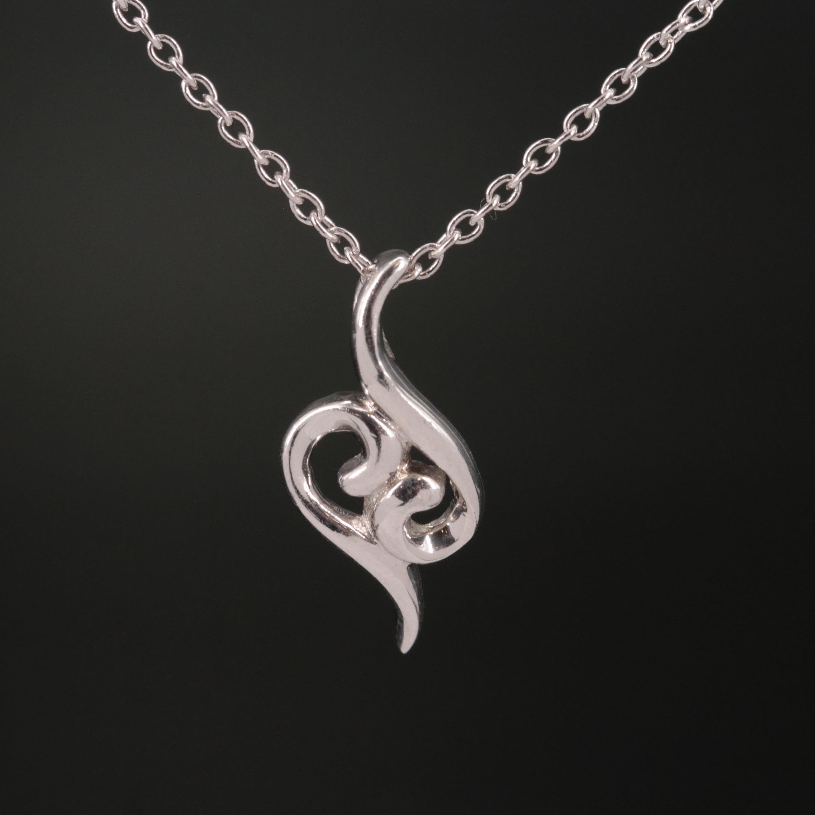 Sterling Pendant Necklace