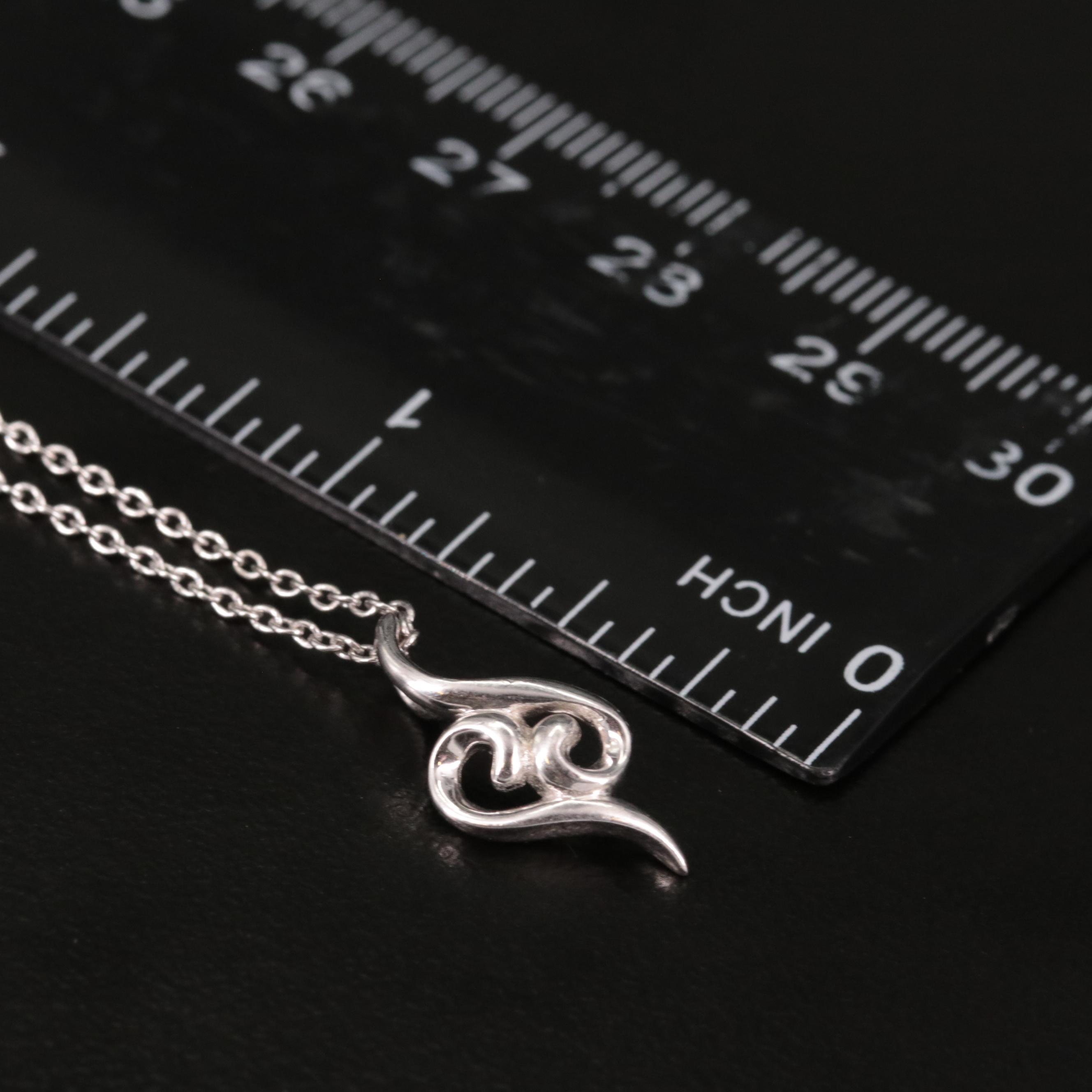 Sterling Pendant Necklace