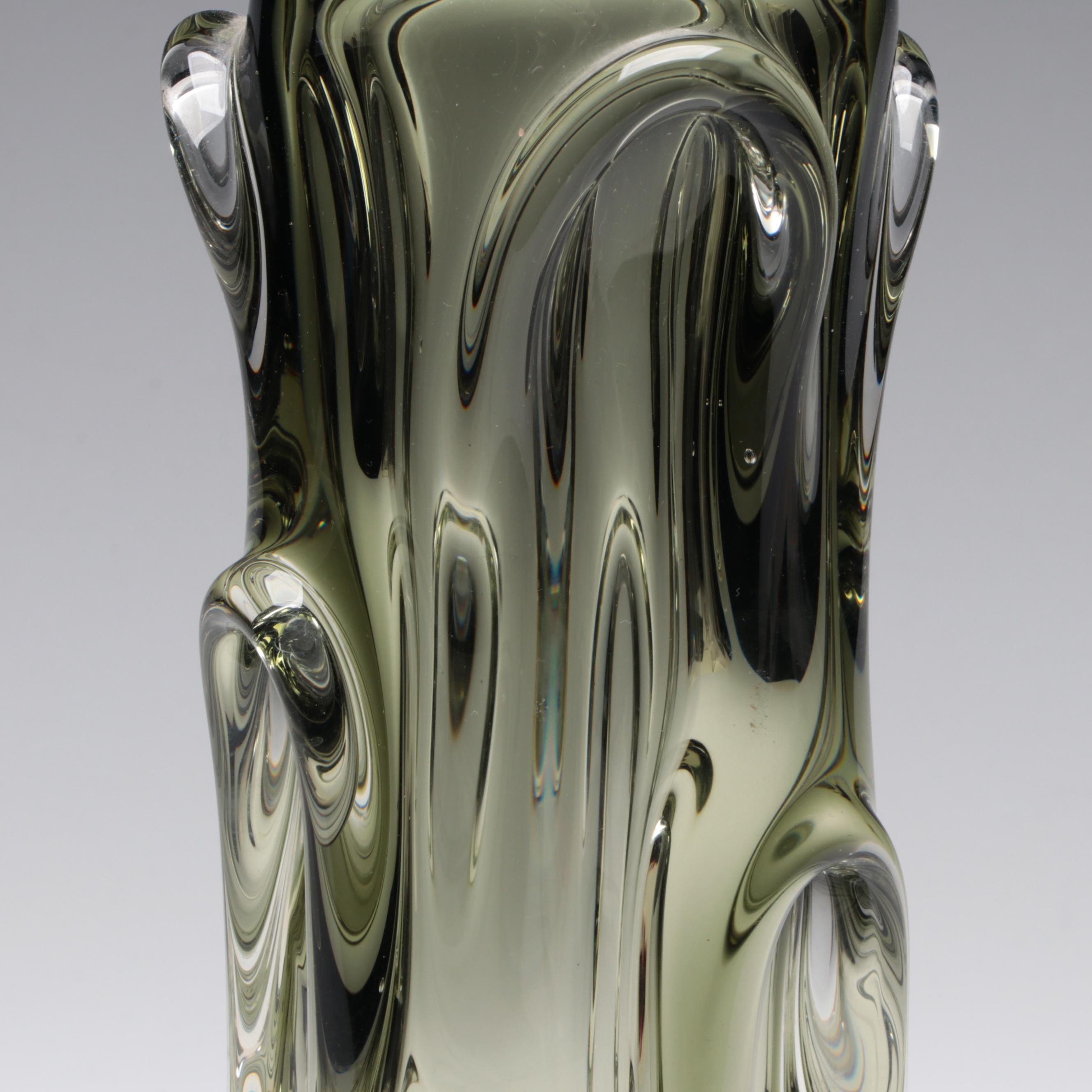 Jan Beranek Blown Glass Vase