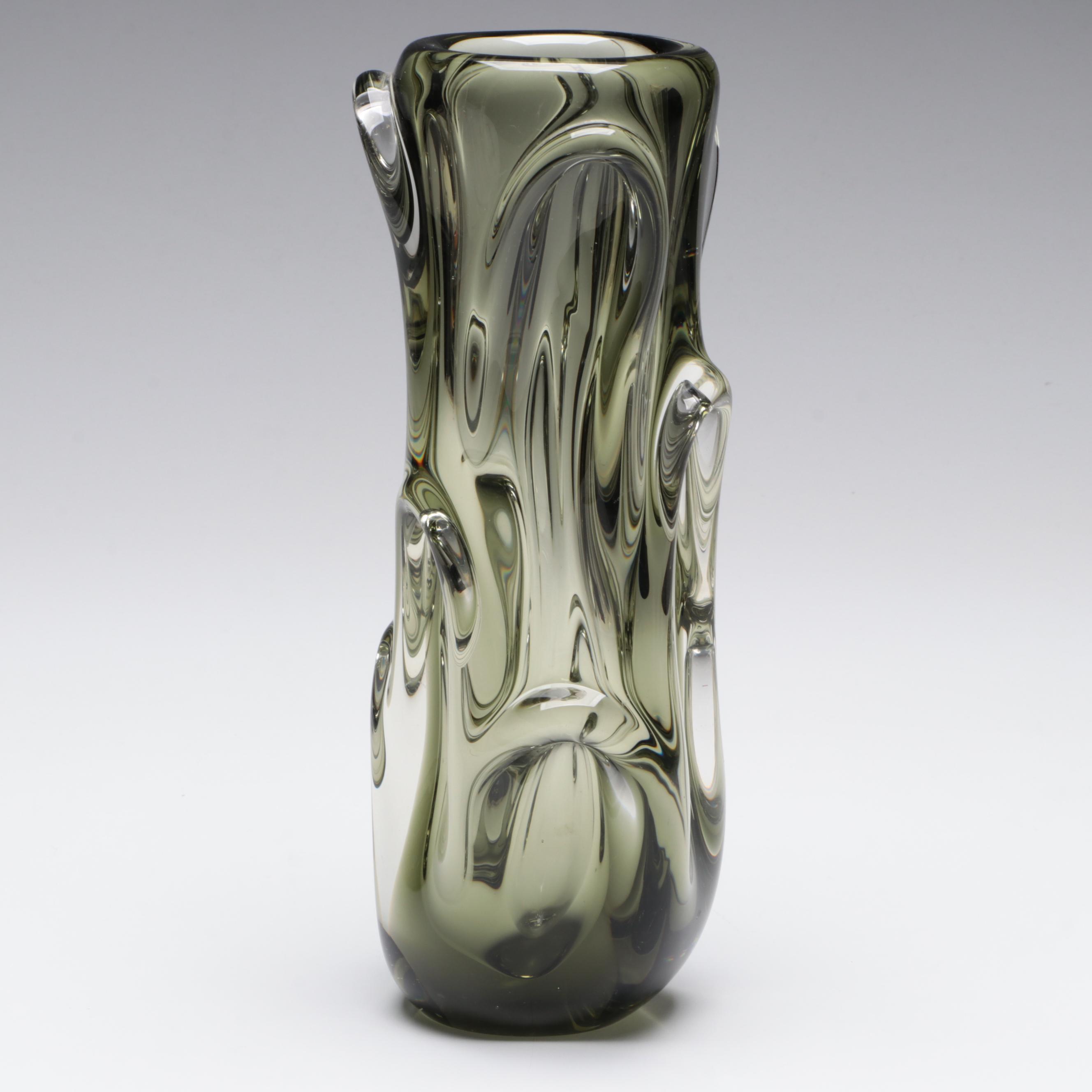 Jan Beranek Blown Glass Vase
