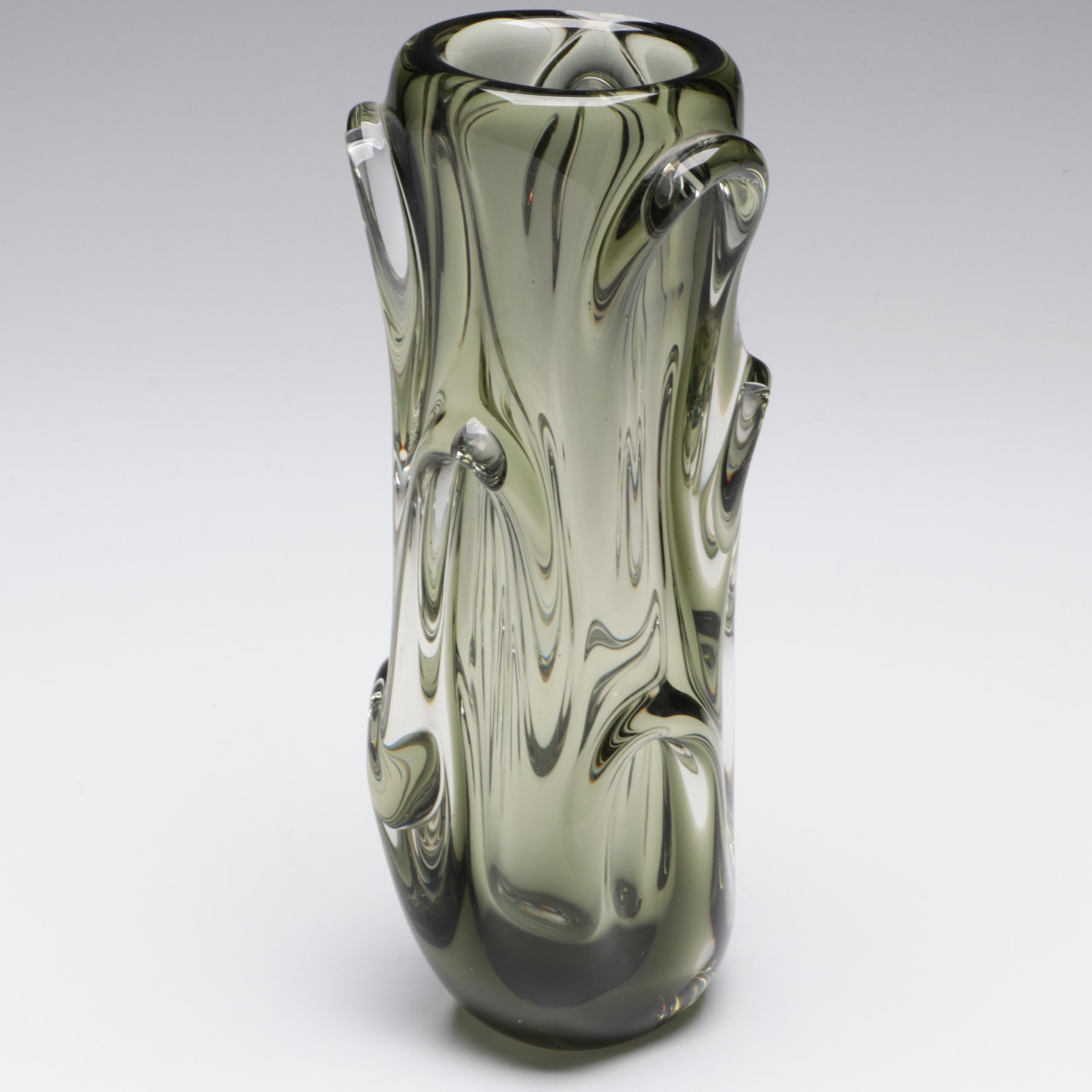 Jan Beranek Blown Glass Vase