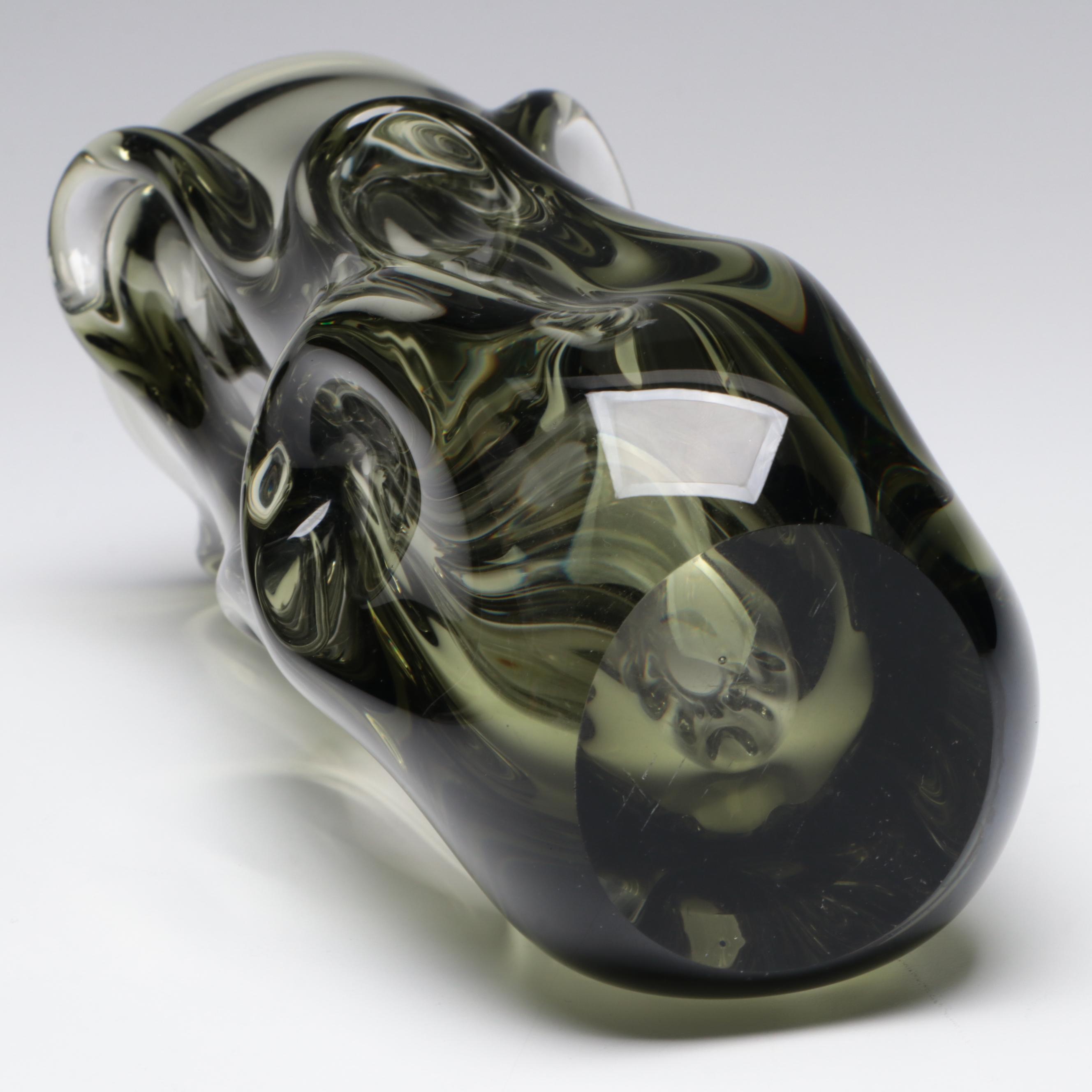 Jan Beranek Blown Glass Vase
