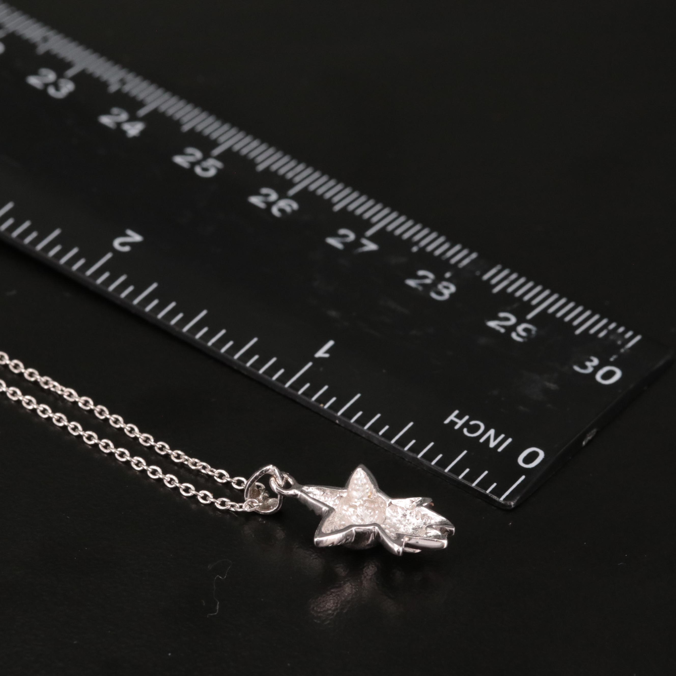 Sterling Clown Pendant Necklace