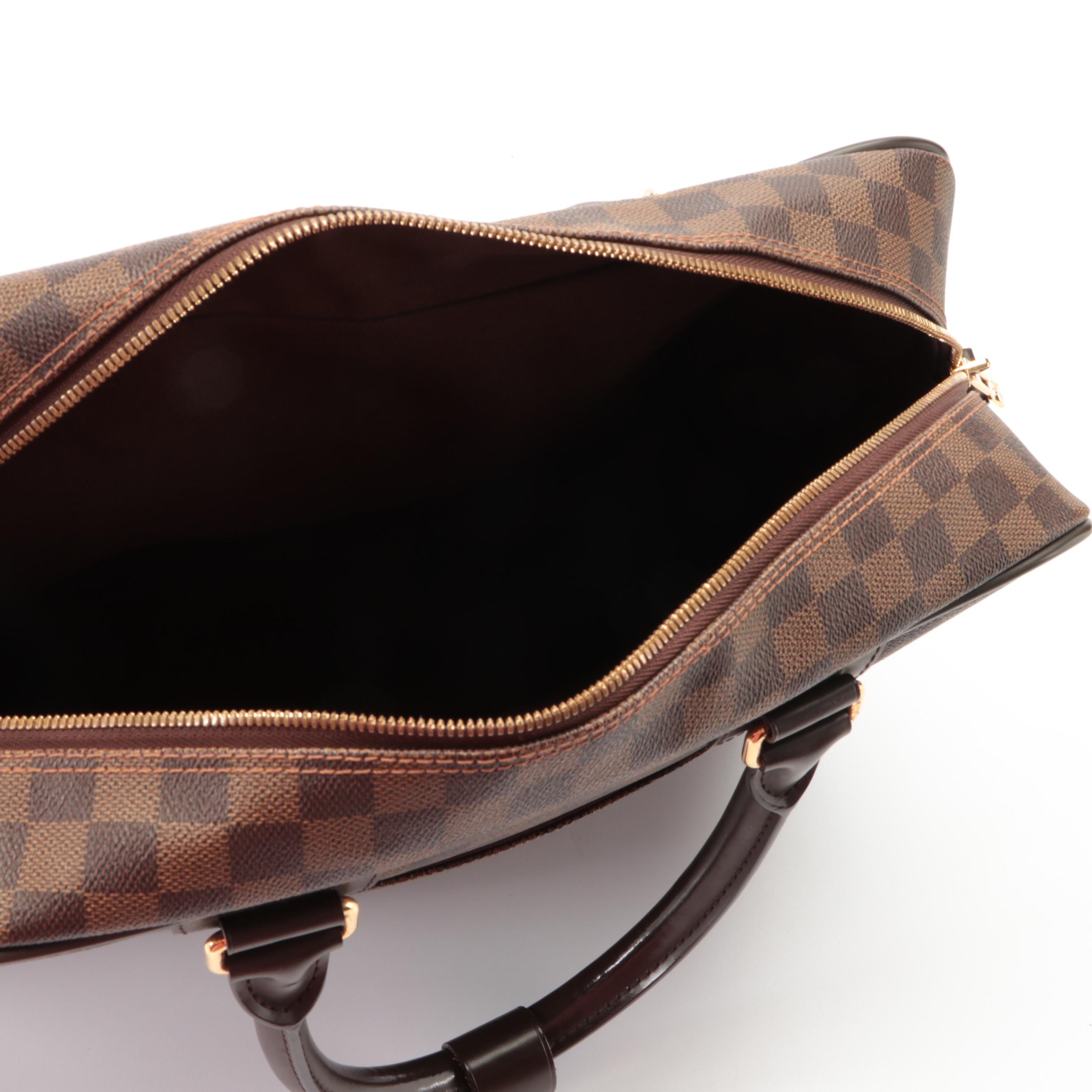 Louis Vuitton Icare Travel Bag in Damier Ebene Canvas and Smooth Leather