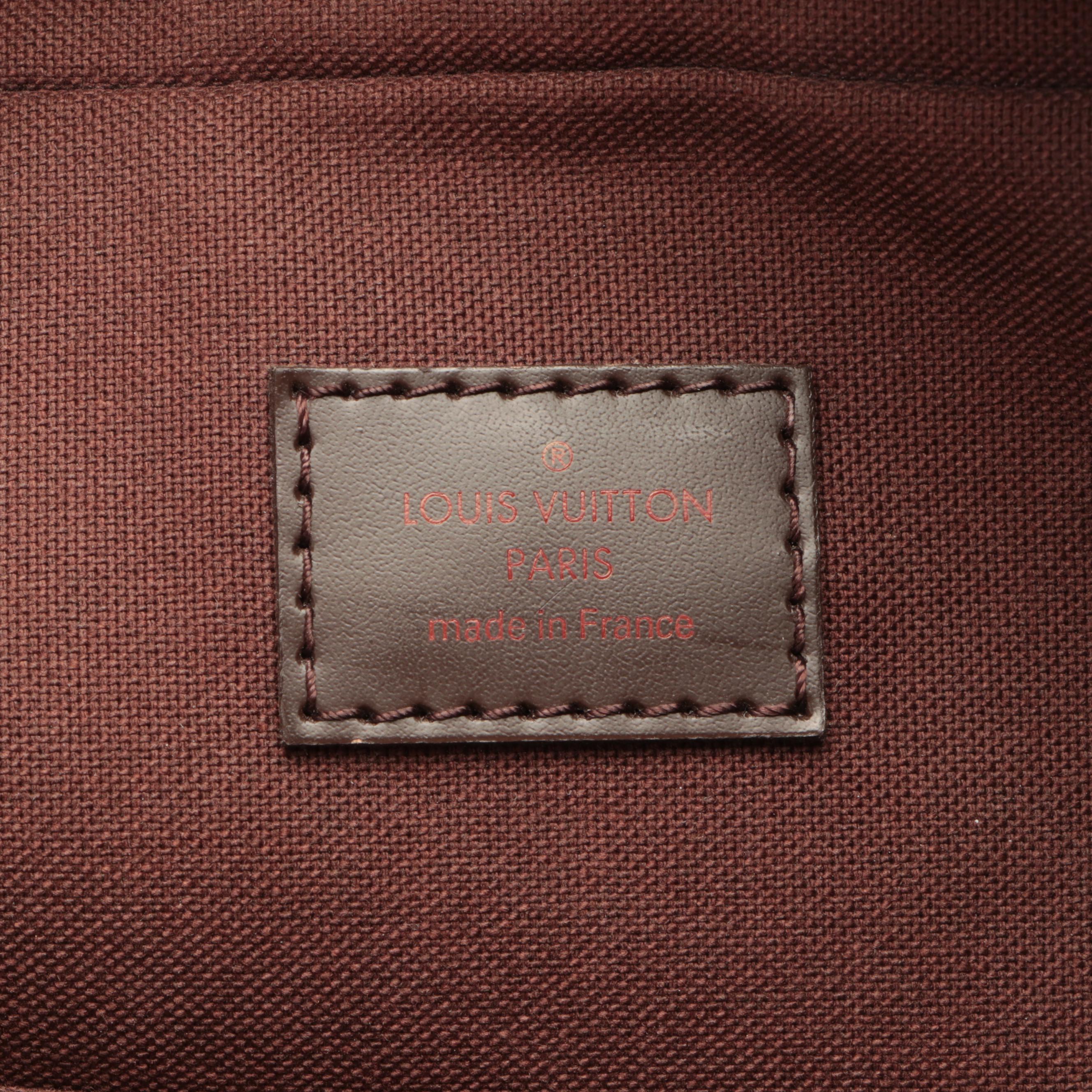 Louis Vuitton Icare Travel Bag in Damier Ebene Canvas and Smooth Leather