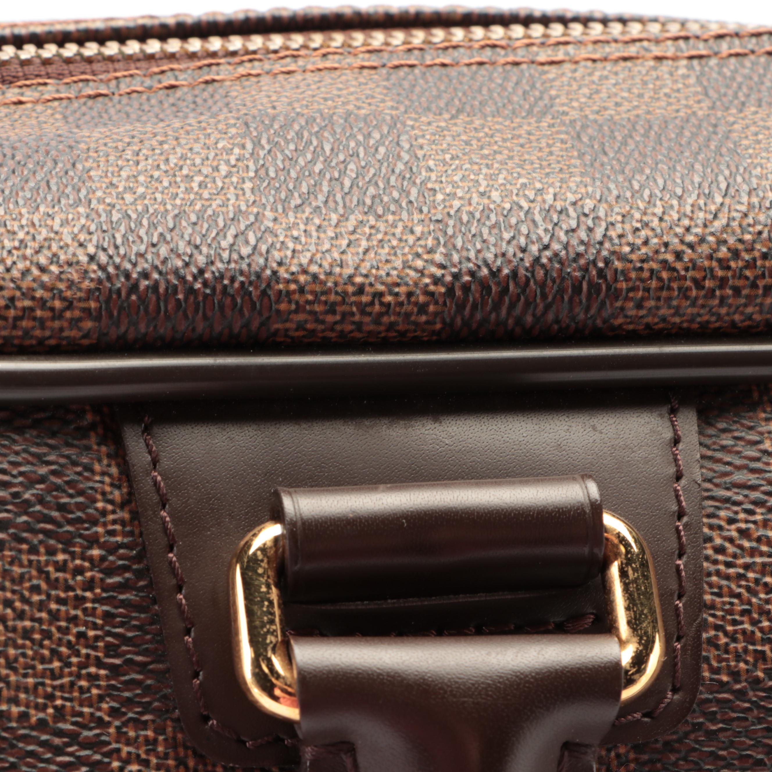 Louis Vuitton Icare Travel Bag in Damier Ebene Canvas and Smooth Leather