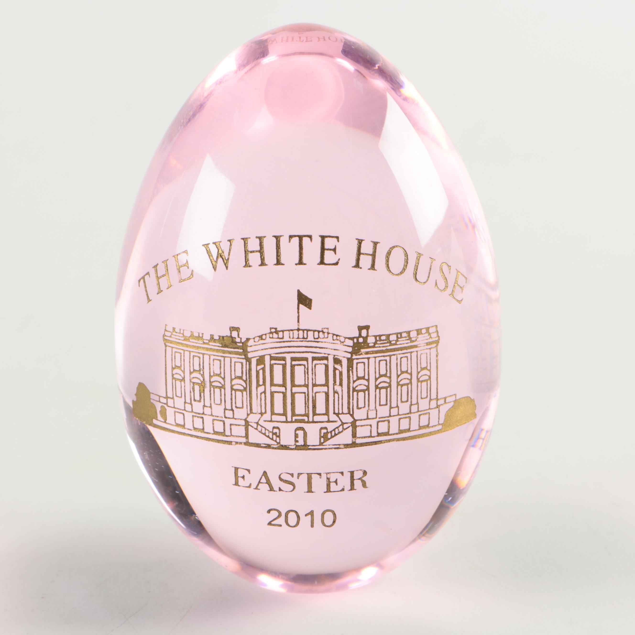 White House Glass Annual Easter Egg Paperweights
