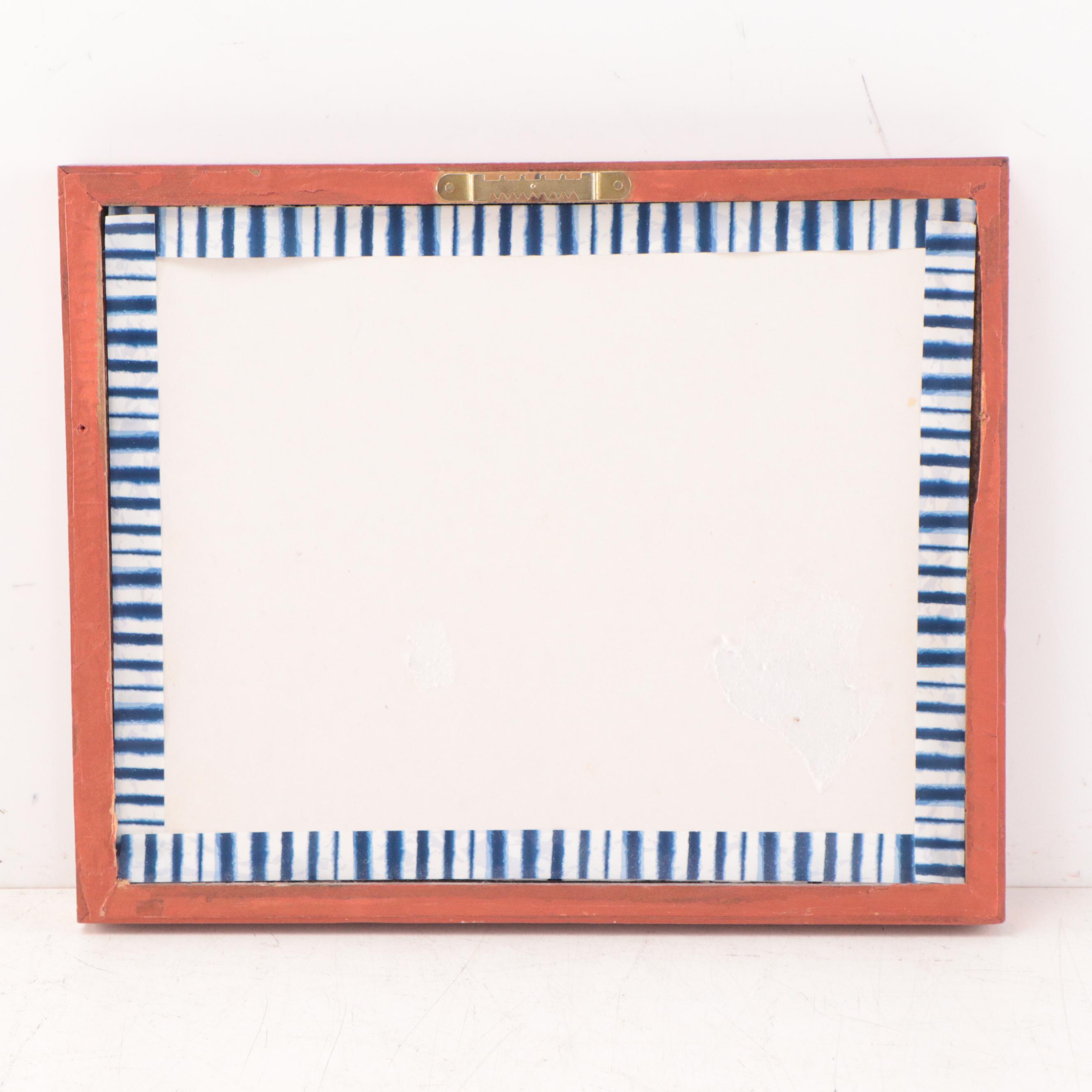 Abstract Batik Dyed Textile