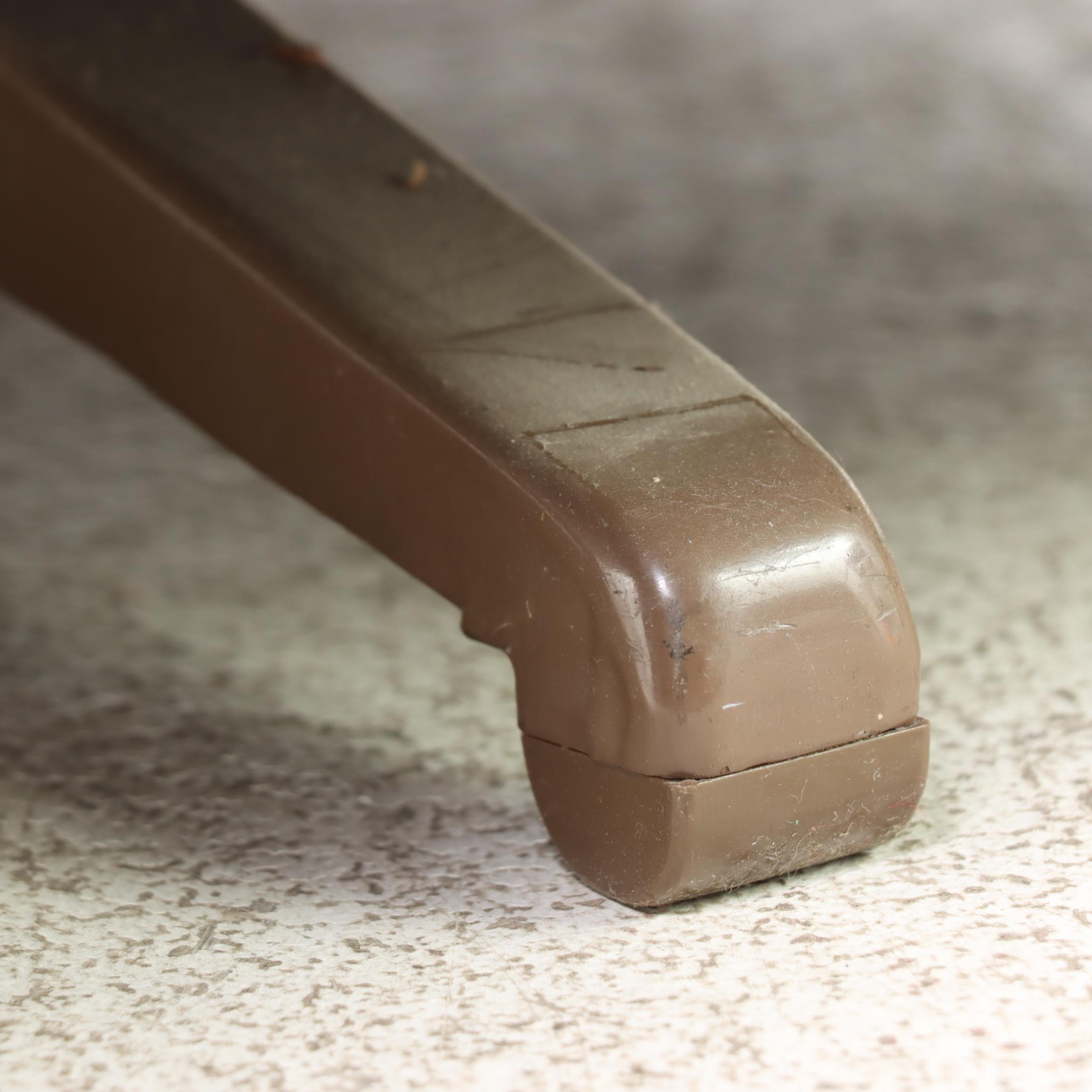 Pair of Custom-Upholstered Plaid Swivel-Rockers, Late 20th Century