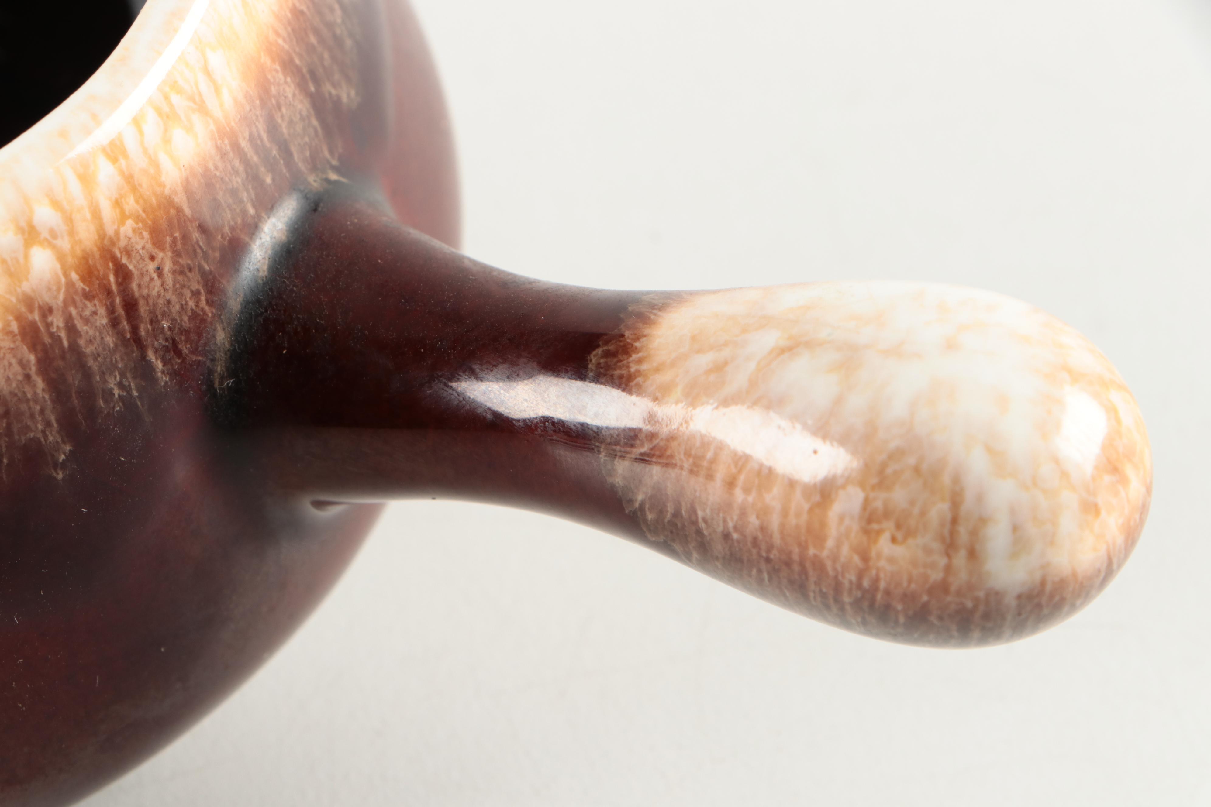 McCoy Pottery "Brown Drip" Open Onion Soup Bowls