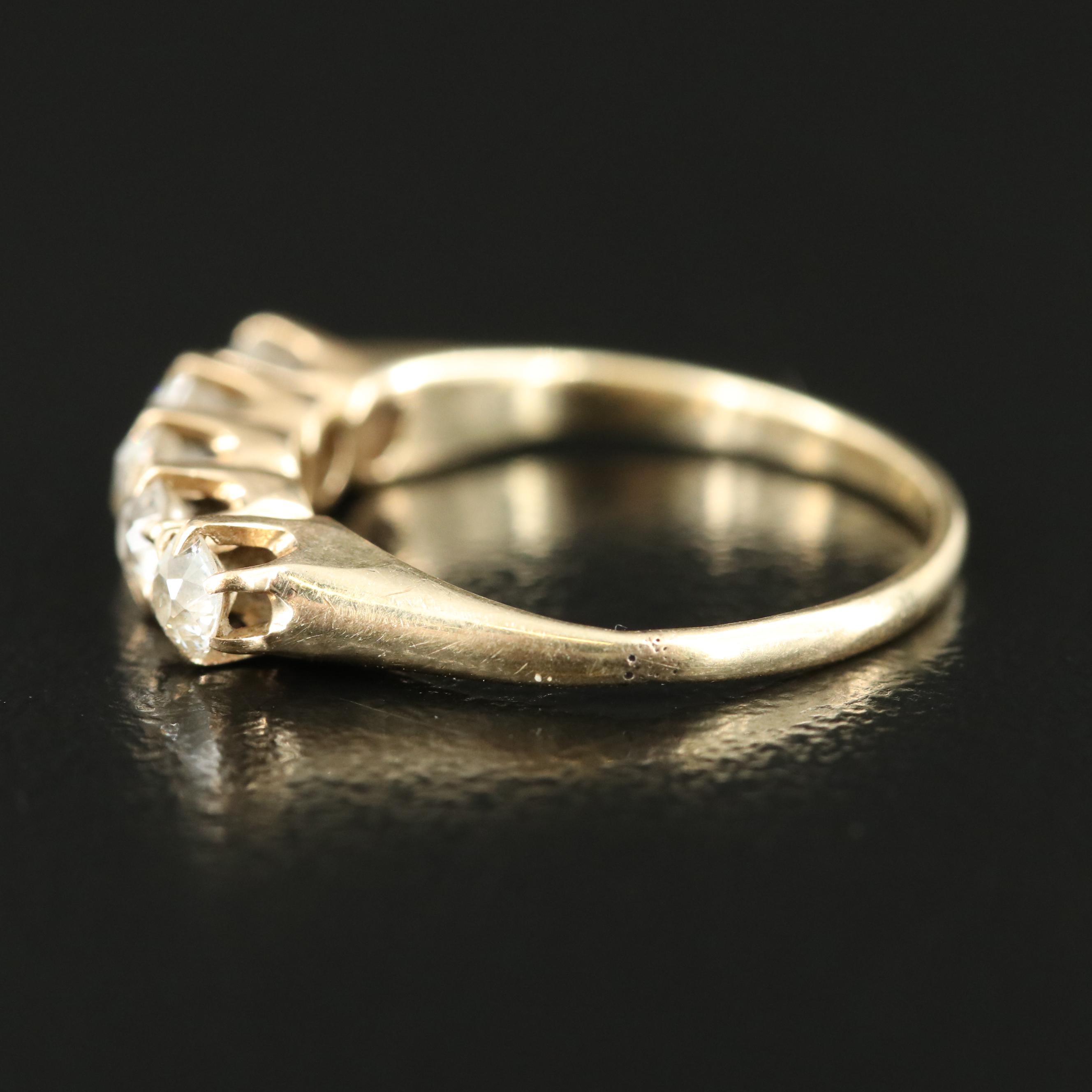 Antique 14K 0.45 CTW Diamond Ring