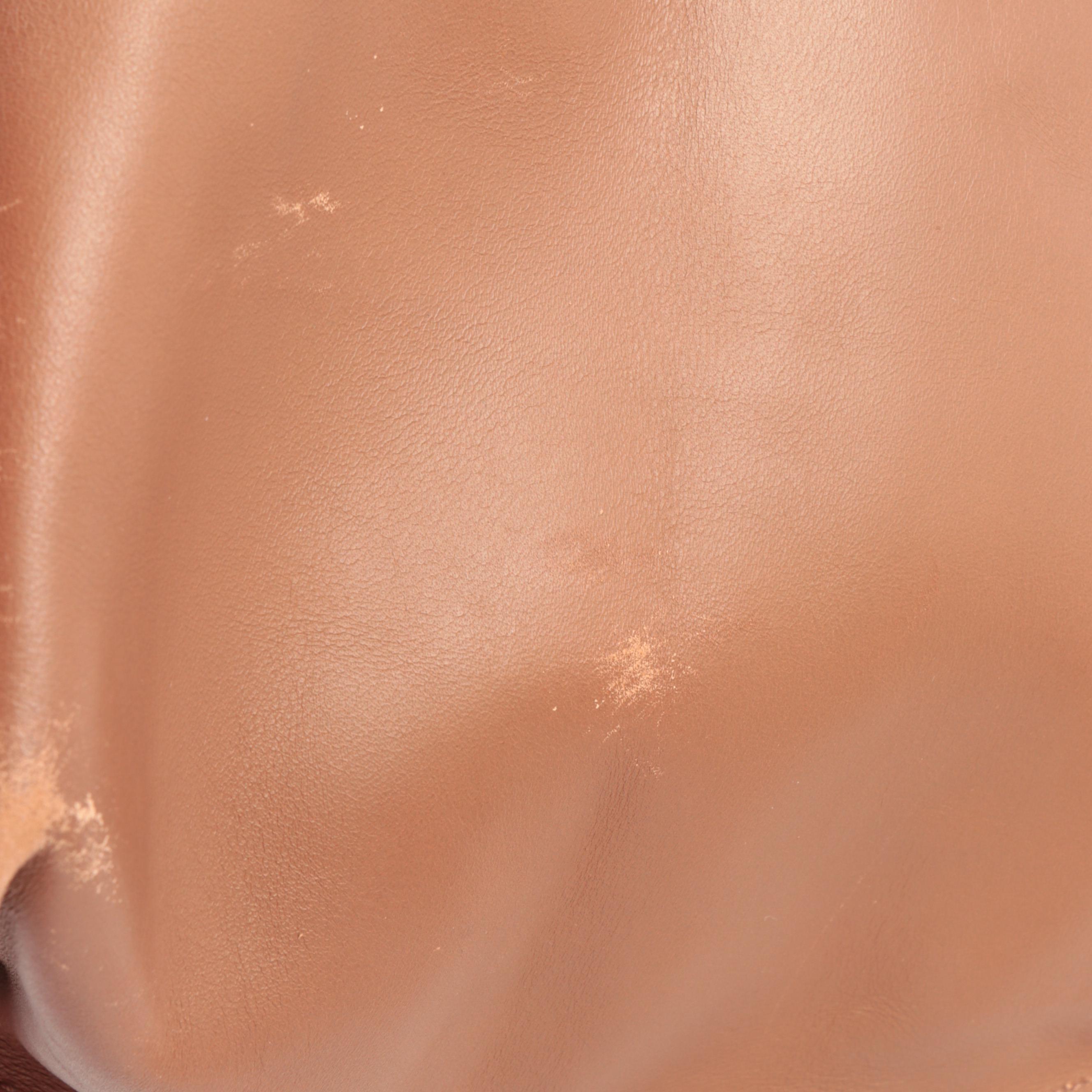 Bottega Veneta Large Messenger Flap Bag in Brown Intrecciato and Smooth Leather