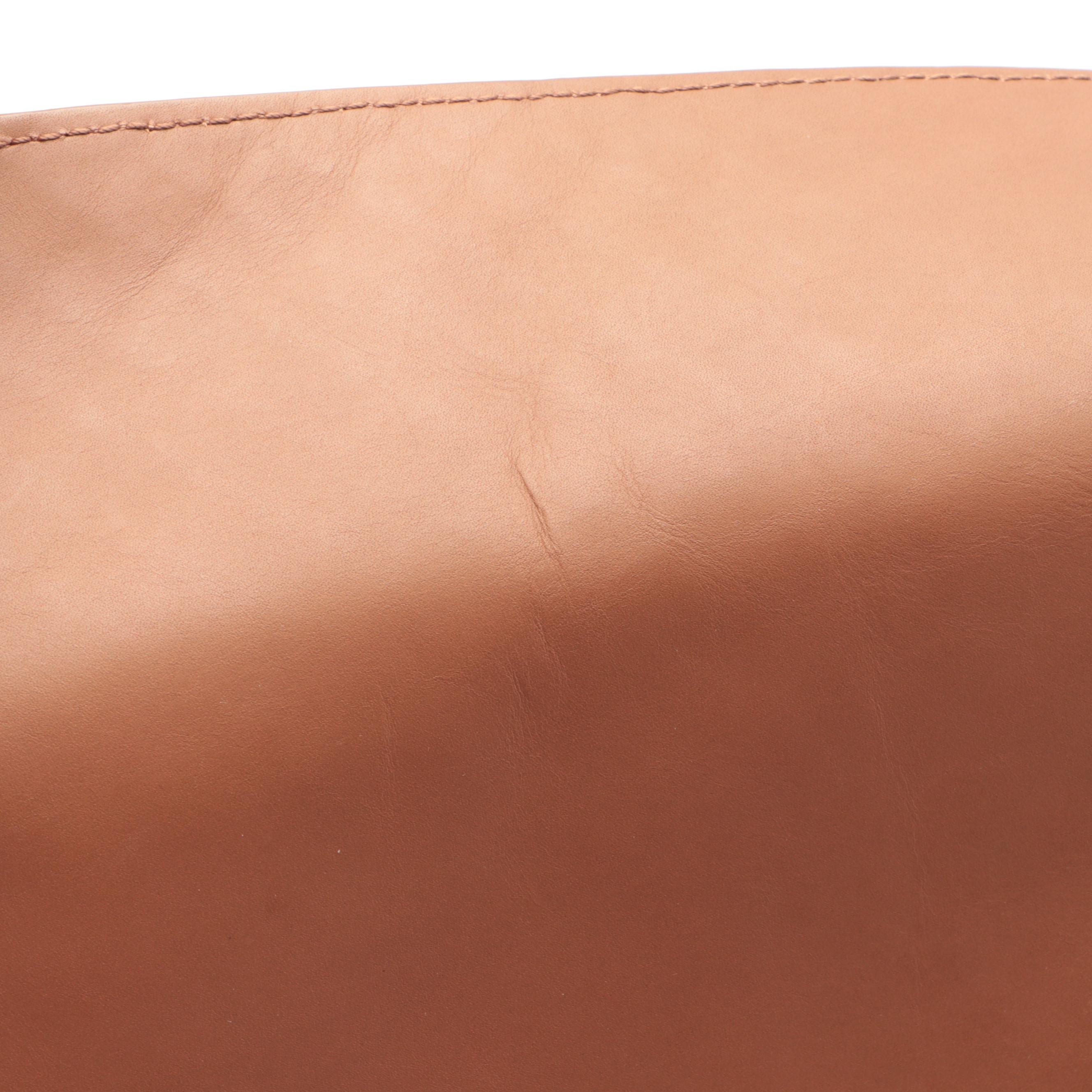 Bottega Veneta Large Messenger Flap Bag in Brown Intrecciato and Smooth Leather